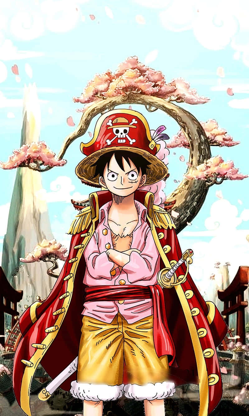One Piece Luffy Merirosvokuninkaan Kuva Taustakuvat