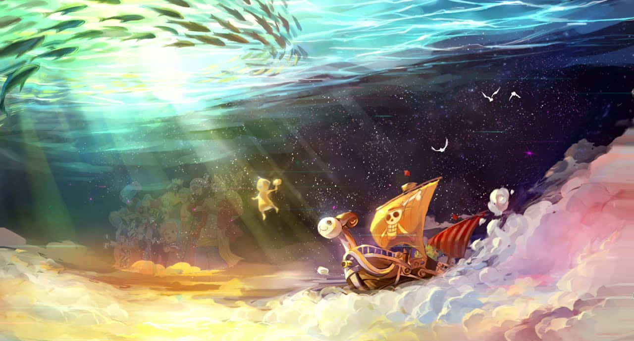 One Piece - Merirosvolaiva Meren Alla Taustakuvat