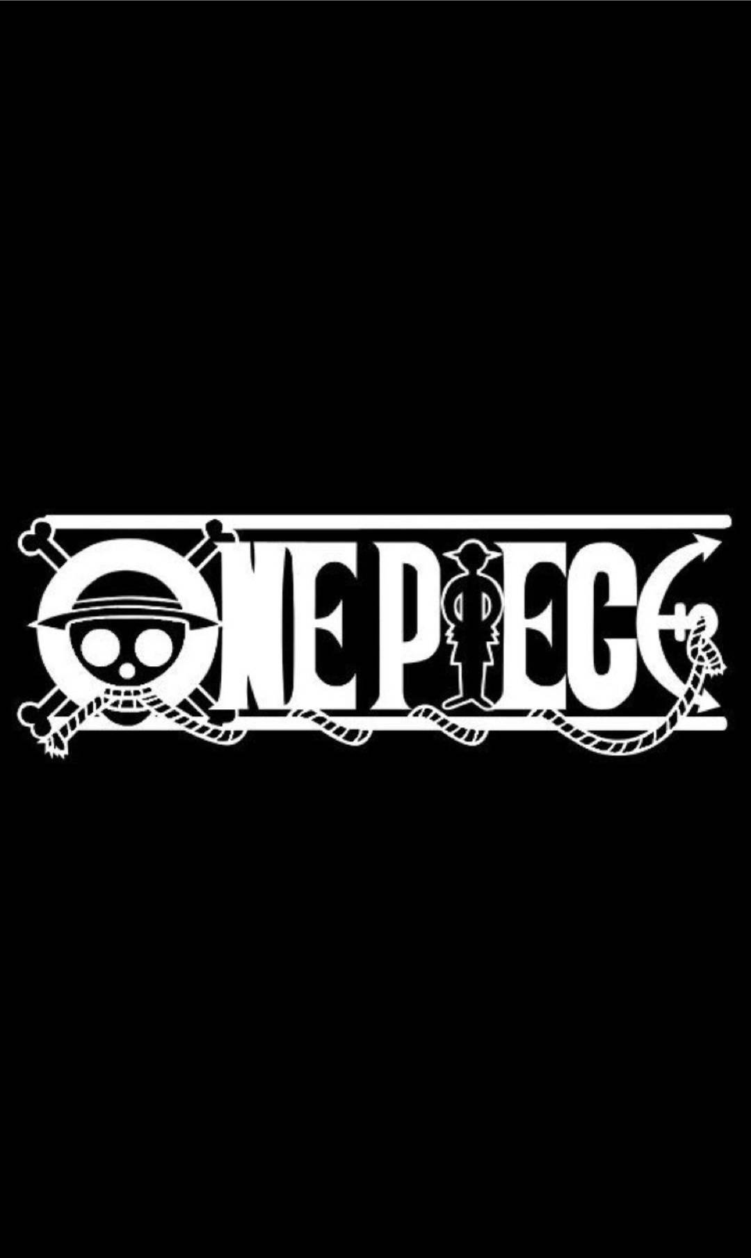 One Piece -puhelimen logo mustalla Taustakuvat