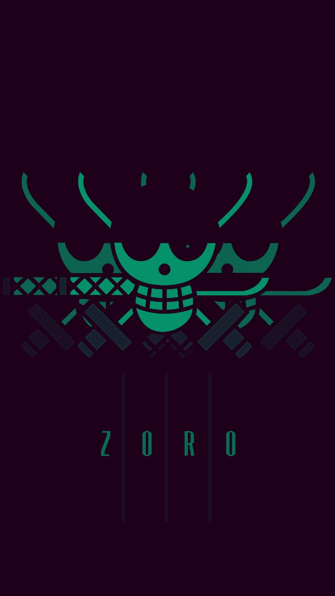 One Piece Puhelin Zoro Jolly Roger Taustakuvat