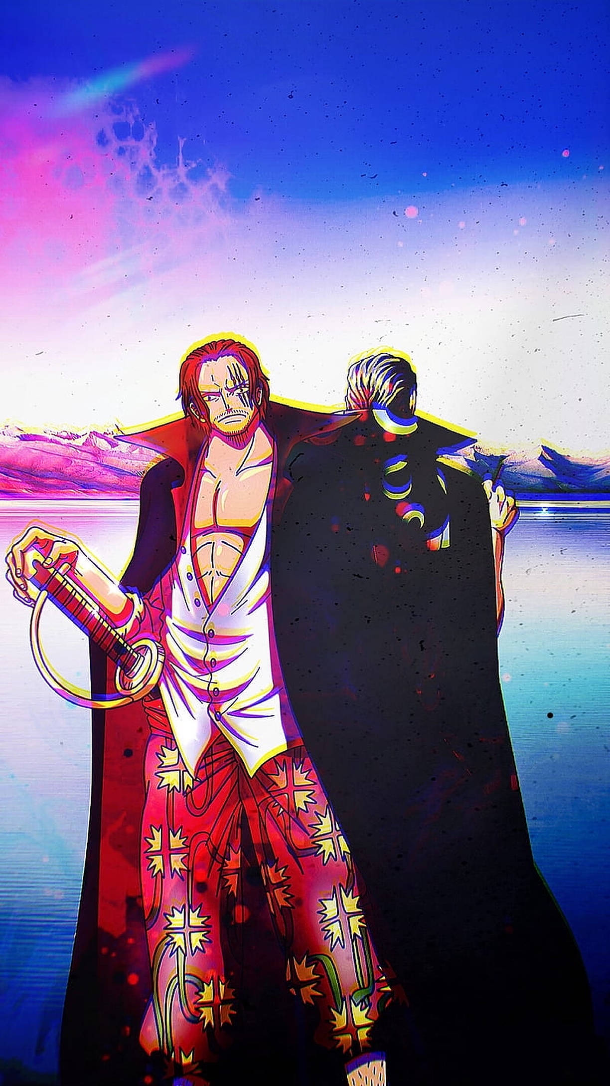 One Piece Shanks Estetiikka iPhone Taustakuvat