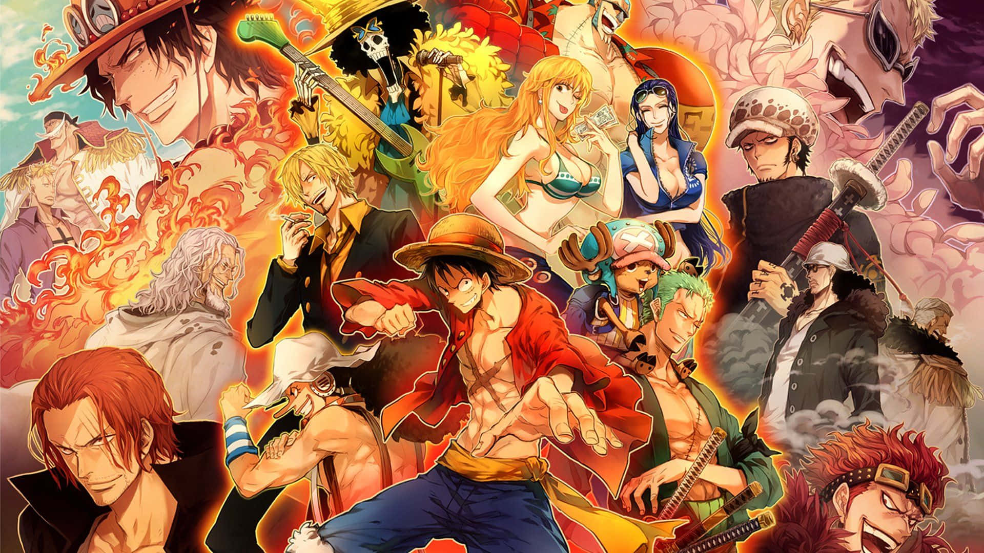 One Piece Siistit Hahmot Taustakuvat
