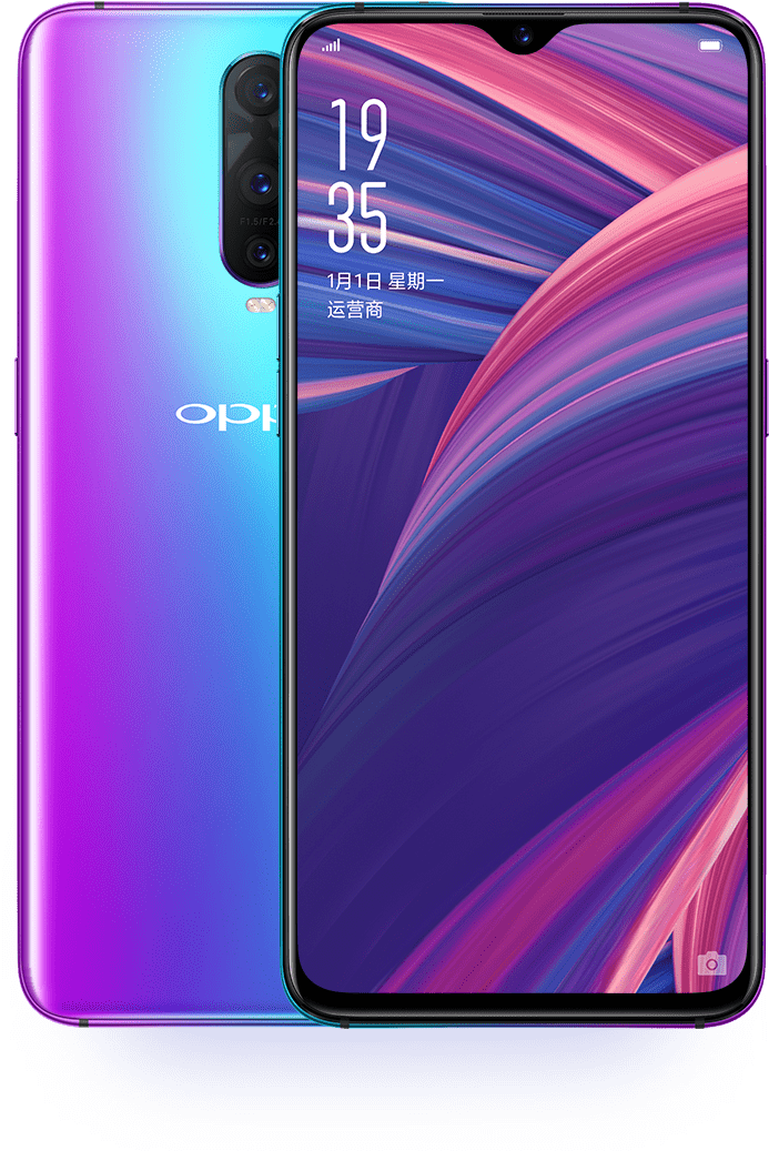 Oppo-älypuhelin violetti liukuväri Taustakuvat