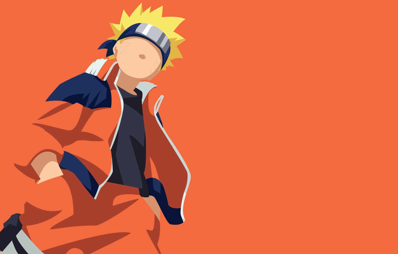 Oranssi animevektoritaide Uzumaki Narutosta Taustakuvat