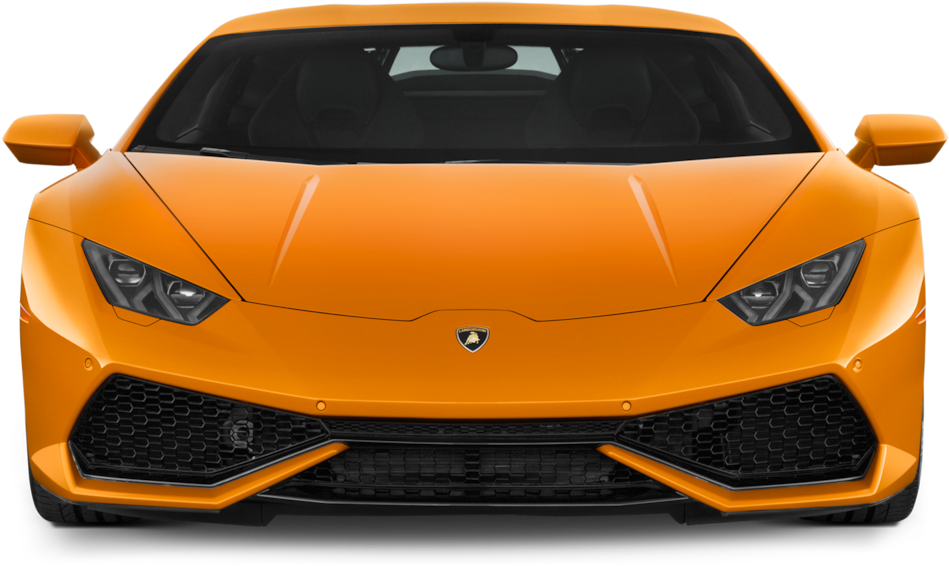 Oranssi Lamborghini Huracan edestä Taustakuvat