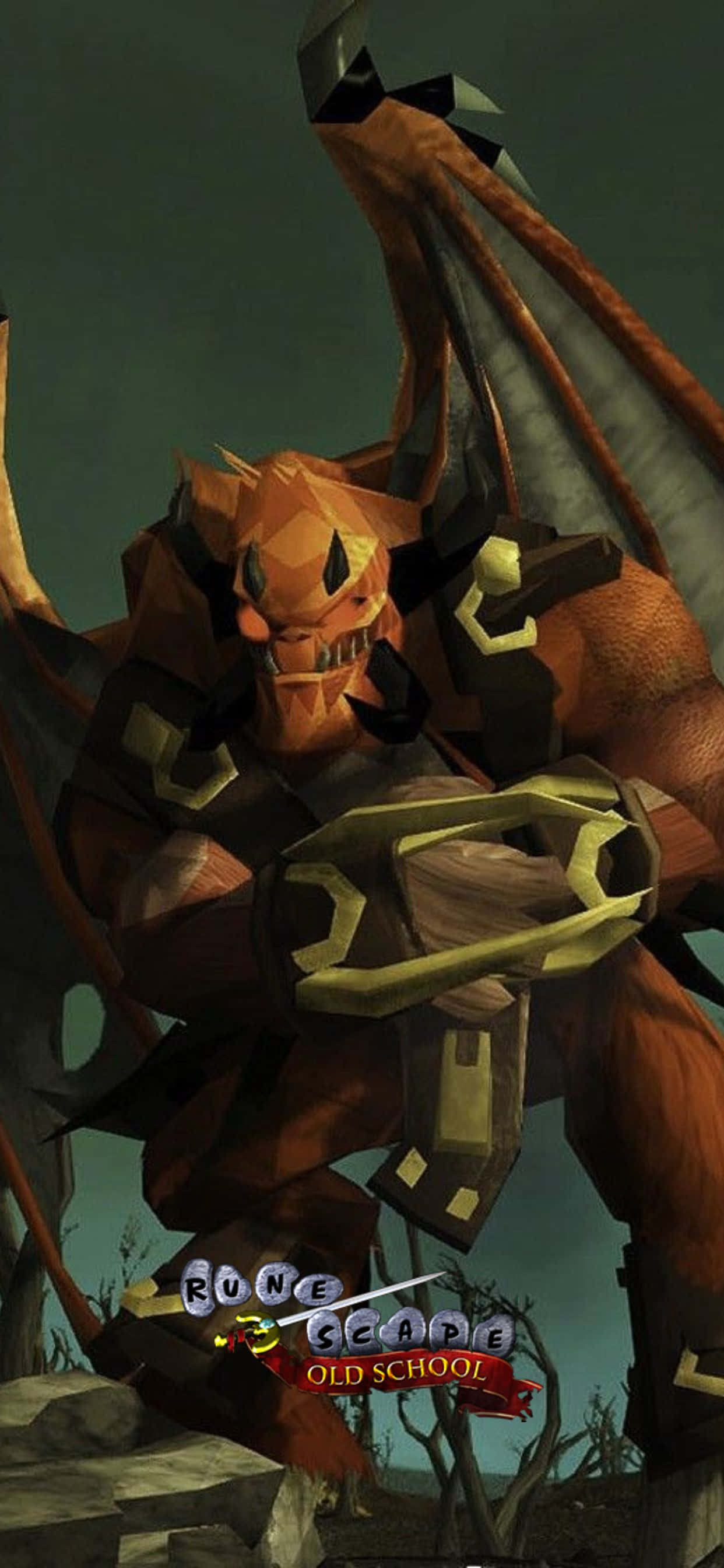 Oranssi Lohikäärme iPhone Xs Max Runescape Oldschool Taustakuva Taustakuvat