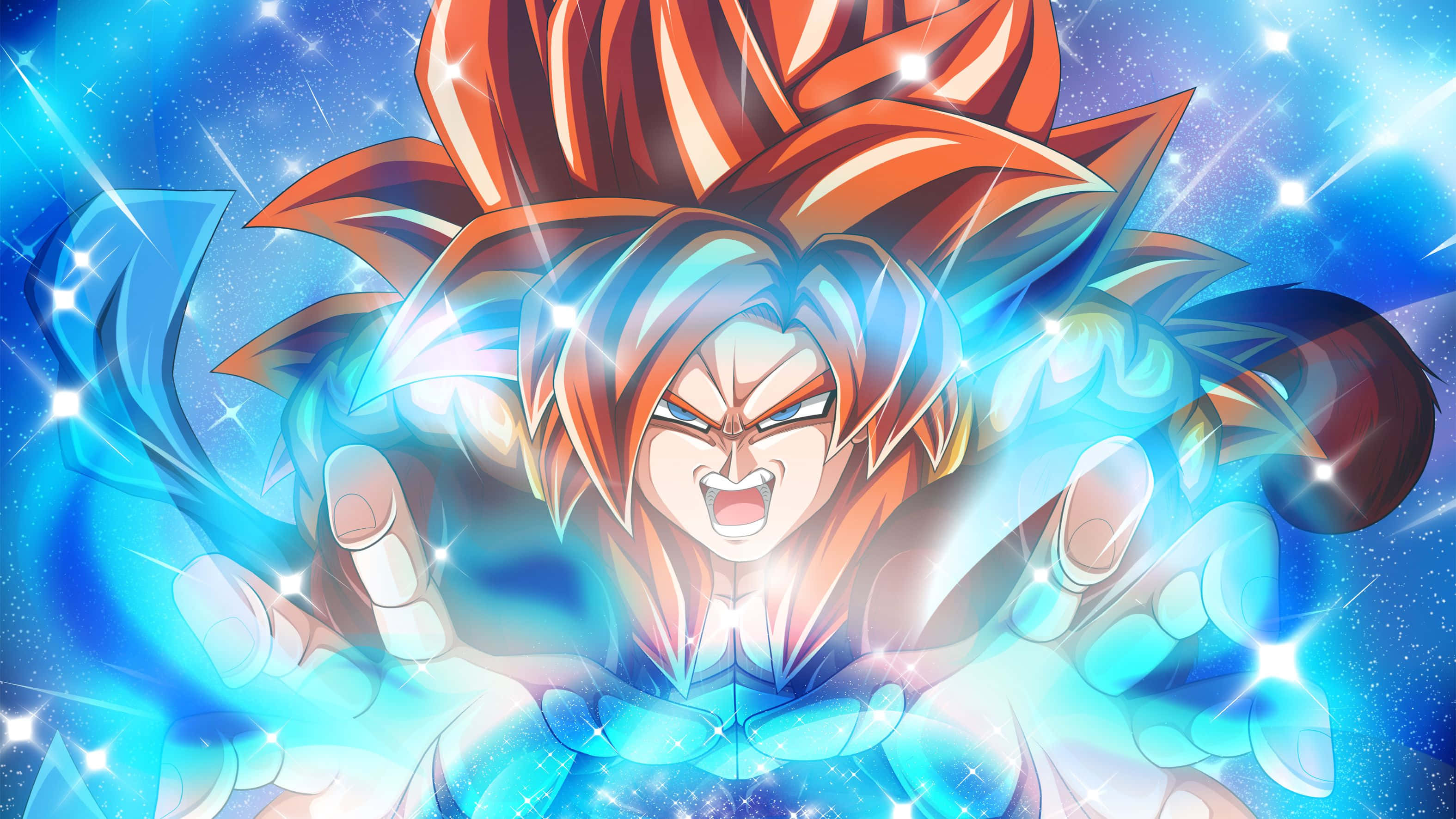 Oranssihiuksinen Goku Dragon Ball Super -kuva Taustakuvat
