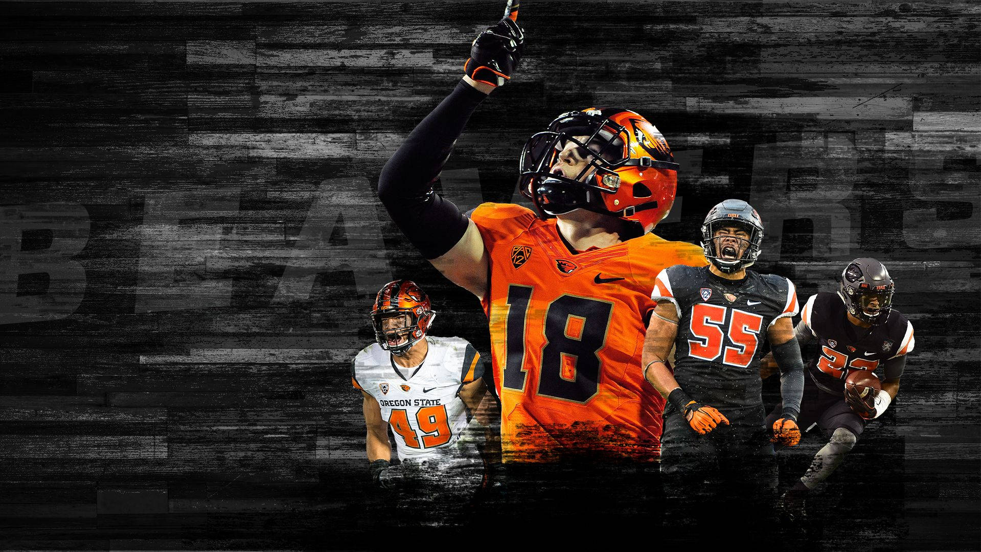Oregon State University -jalkapallo-urheilu työpöytätaustakuvana.
