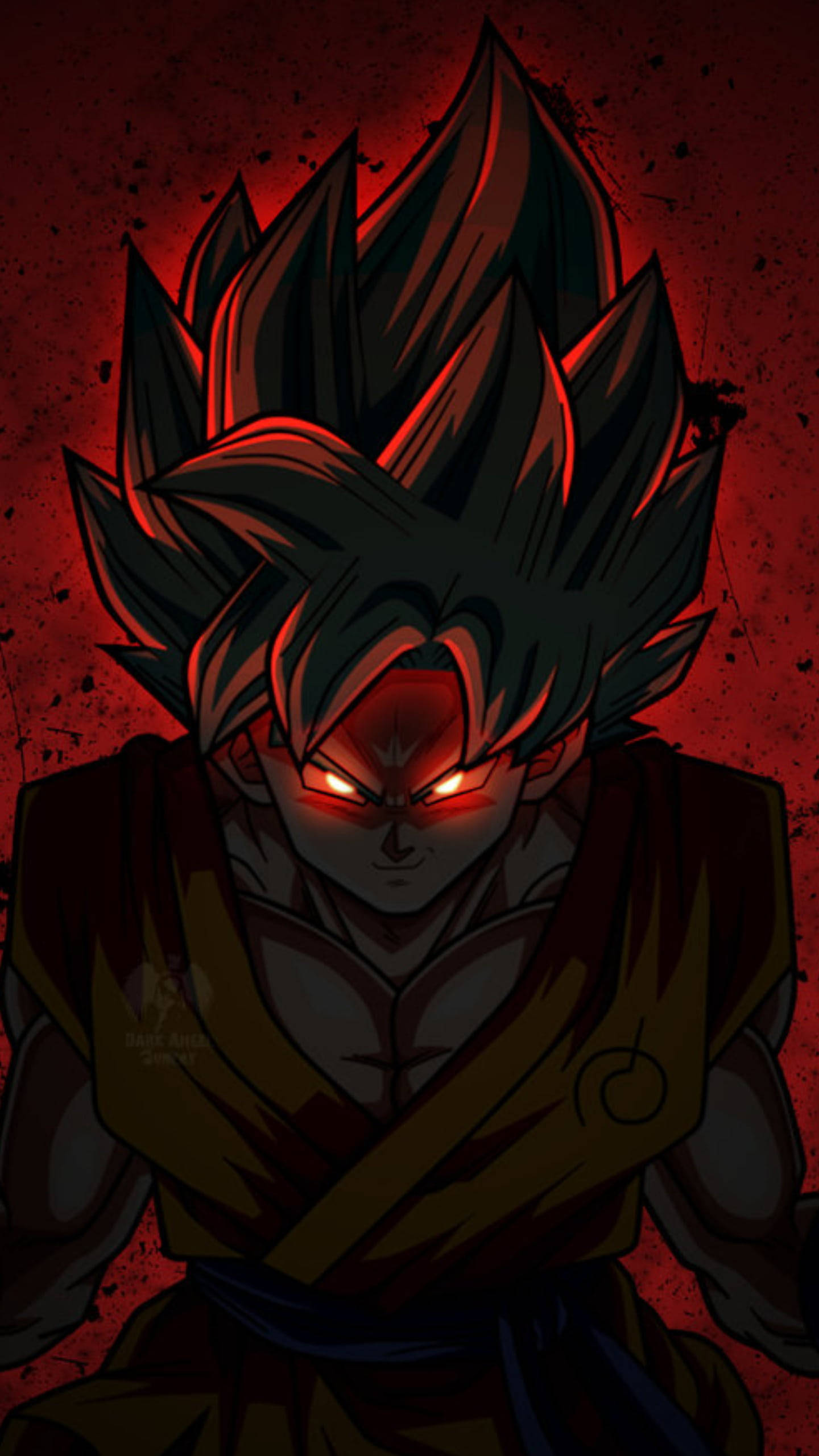 Paha punainen Goku Black PFP Taustakuvat