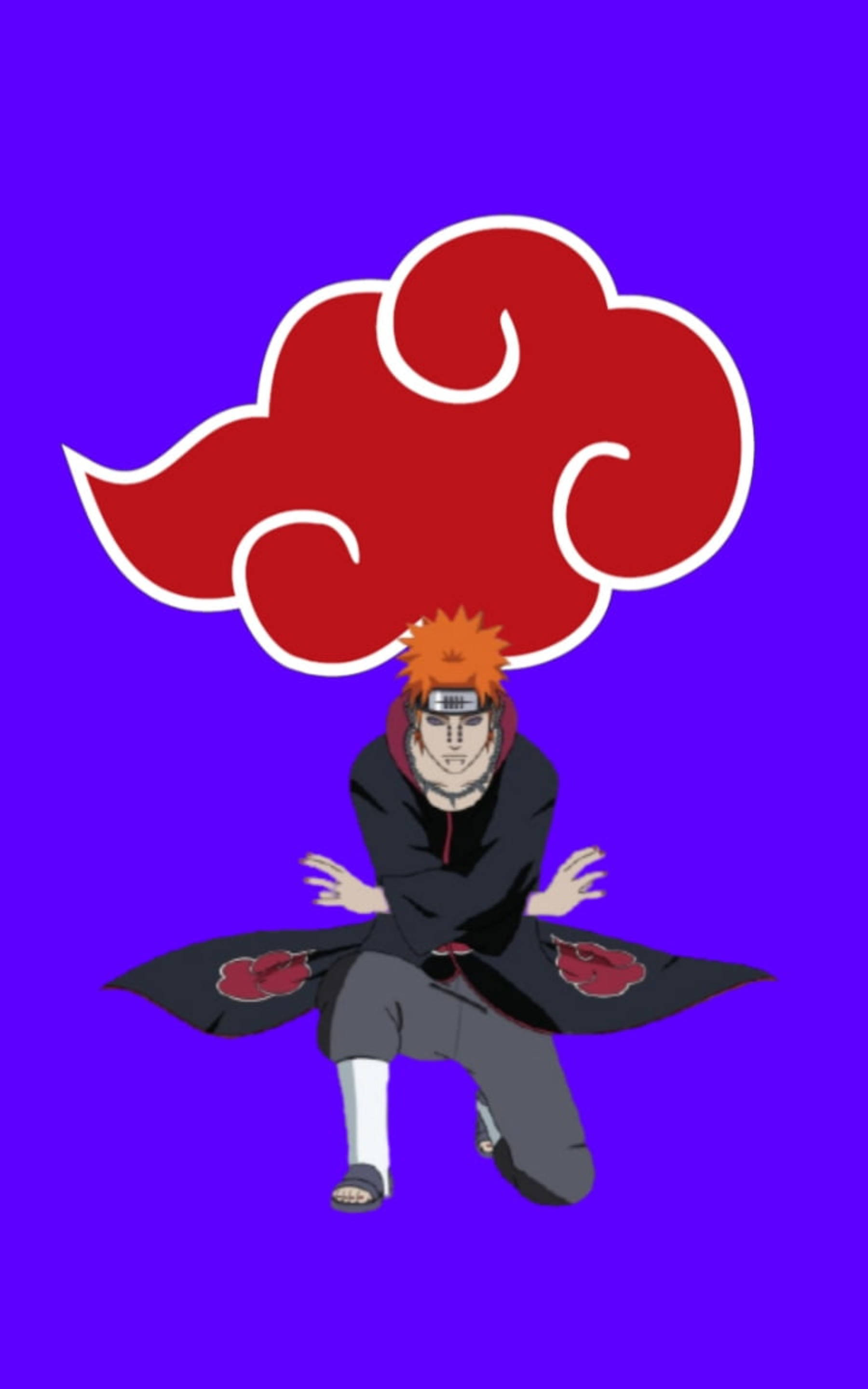 Pain ja Akatsuki-pilvi iPhone Taustakuvat