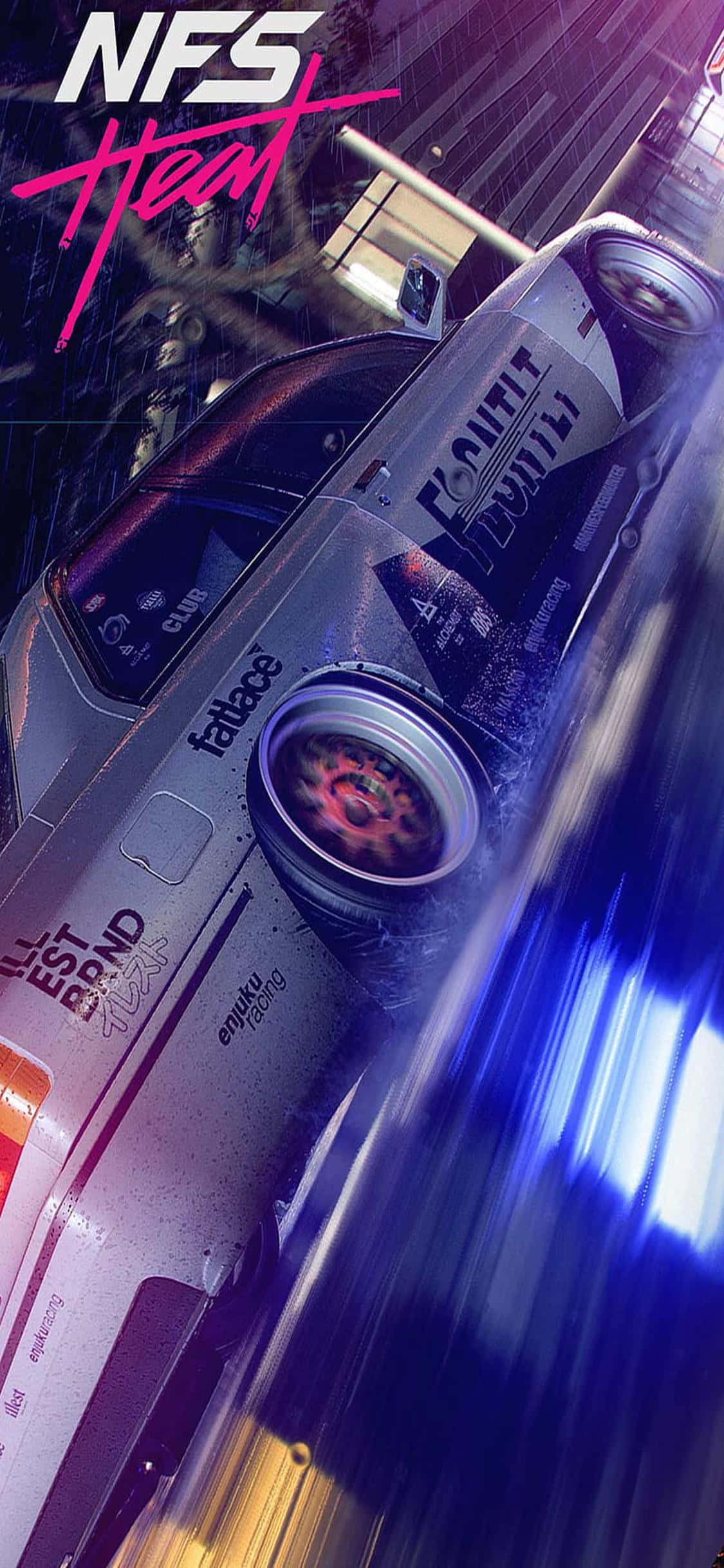 Paina kaasu pohjaan ja aja voittoon Need For Speed Heatilla iPhone Xs:llä Taustakuvat