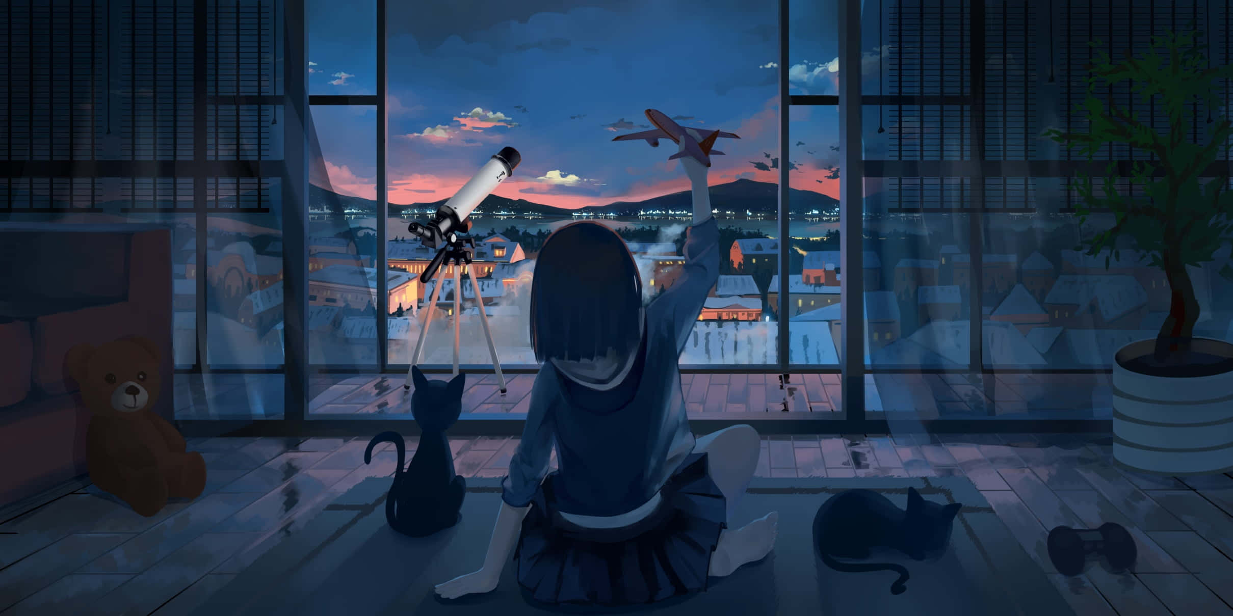 Pakenee pimeään ja salaperäiseen animeen maailmaan Taustakuvat
