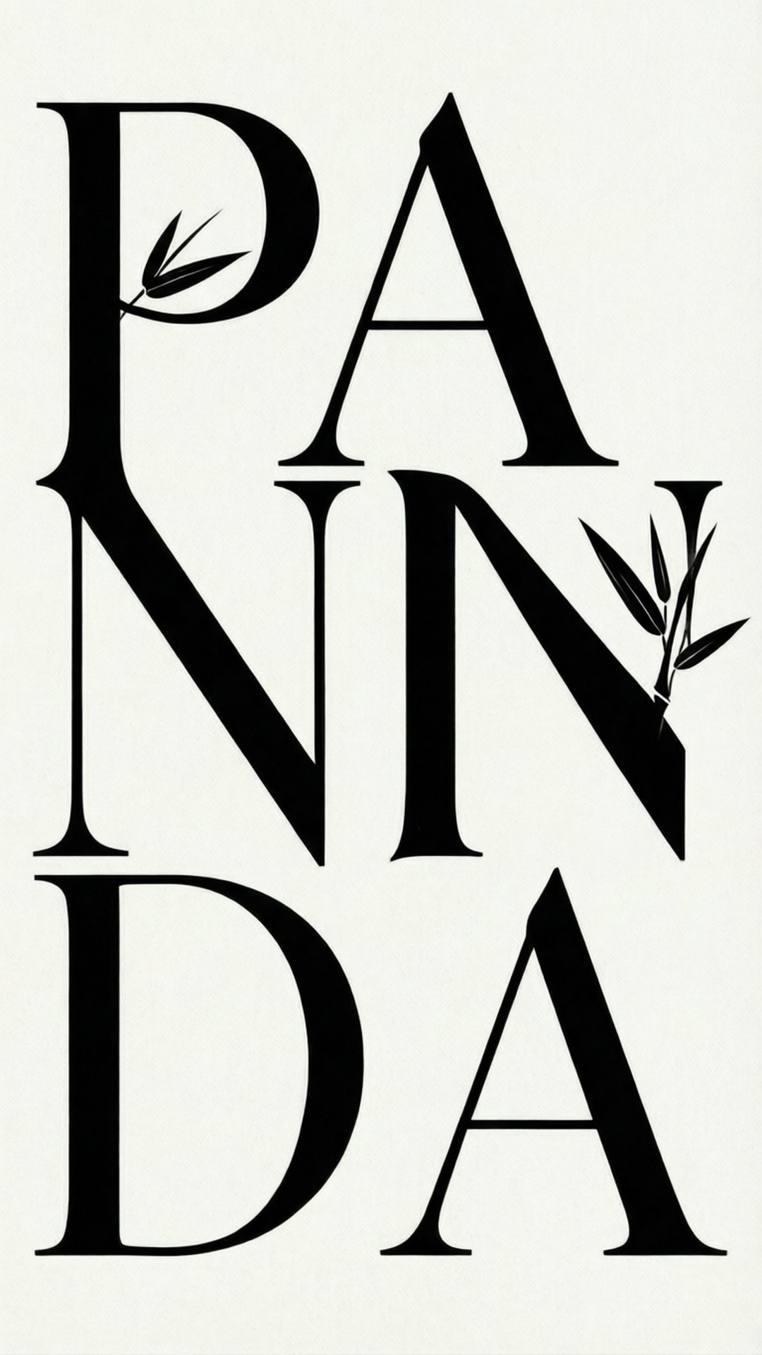 Panda Typografia Taustakuvat