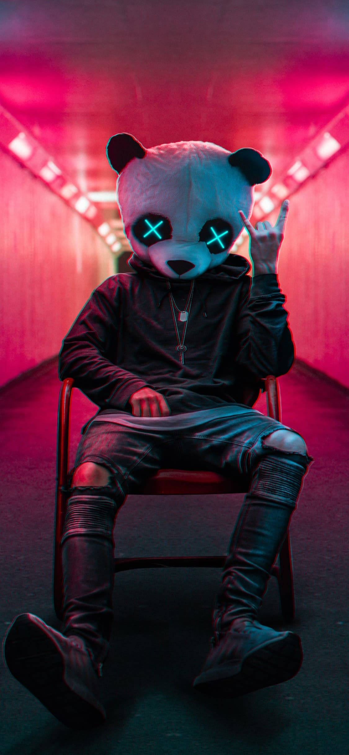 Pandapoika iPhone 11 Pro Max Taustakuvat