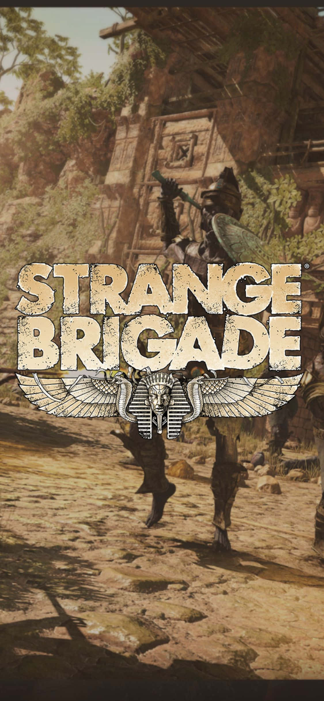 Panssaroitu luurankozombi iPhone X Strange Brigade -tausta Taustakuvat