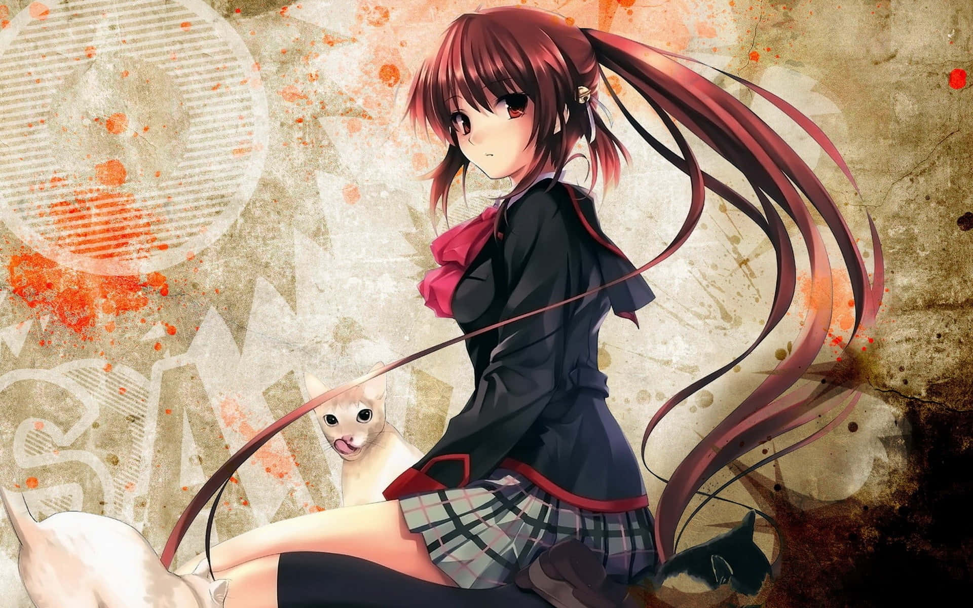 Paras anime Little Busters Rin Natsume Taustakuvat