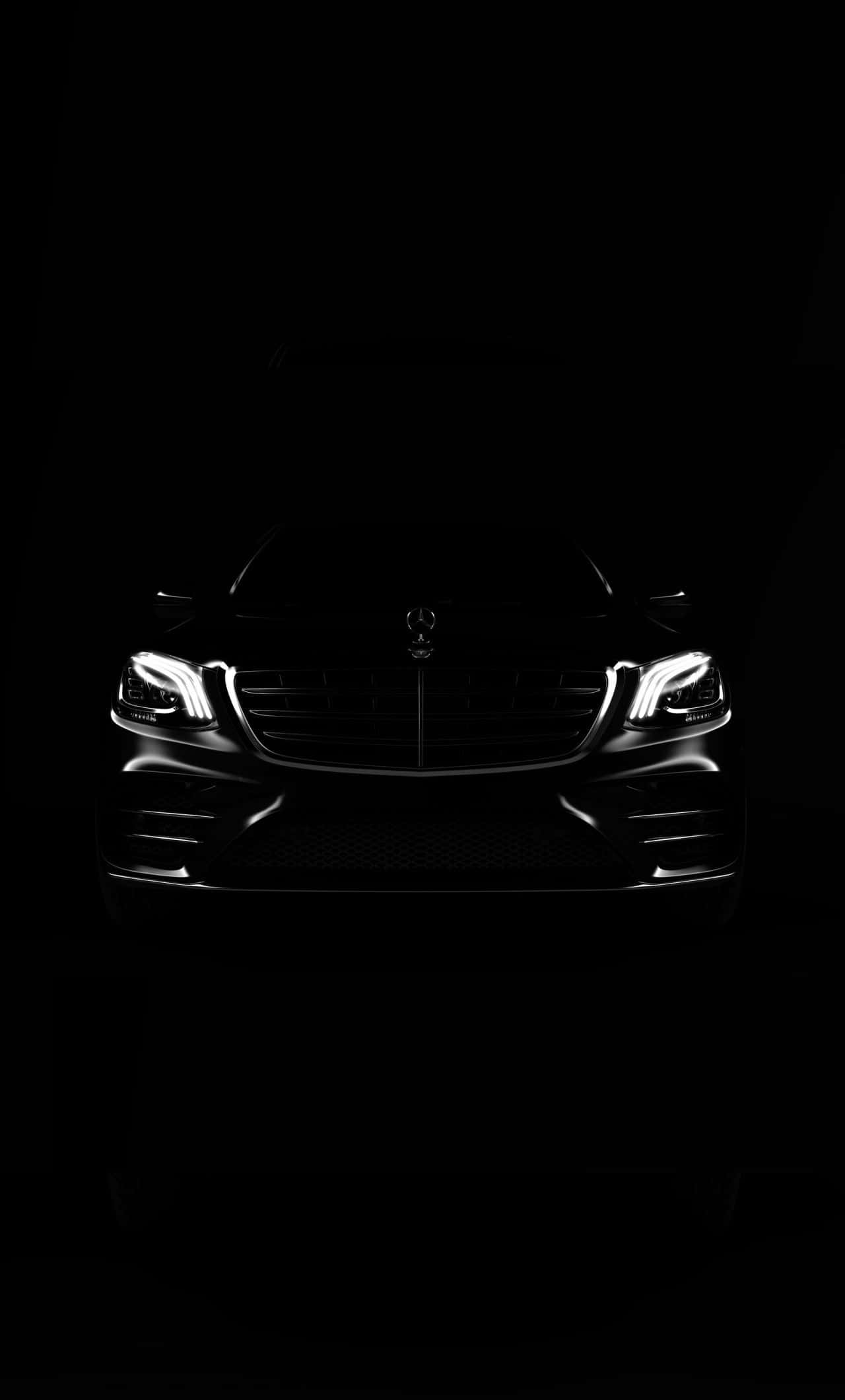 Paras Mercedes-tausta – musta Mercedes varjoissa Taustakuvat