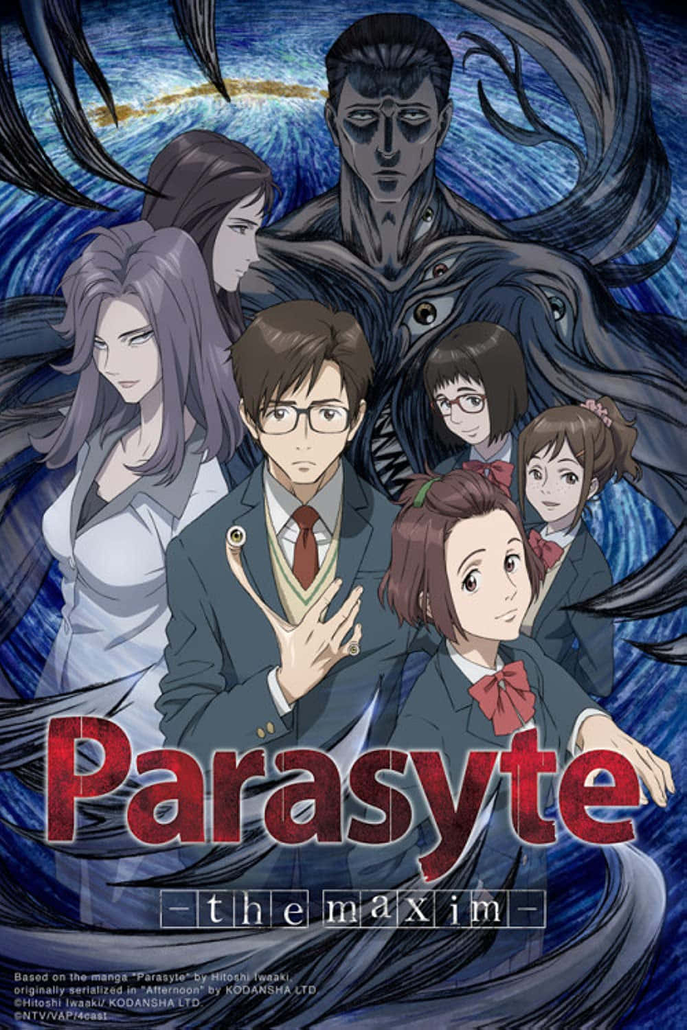 Parasyte The Maxim -animehahmojen julistekuva Taustakuvat