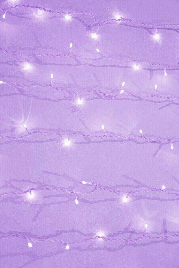 Pastellilila jouluvalot Tumblr Taustakuvat