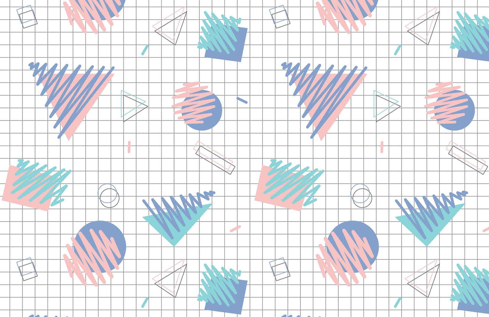 Pastellinen geometrinen ruudukko Taustakuvat
