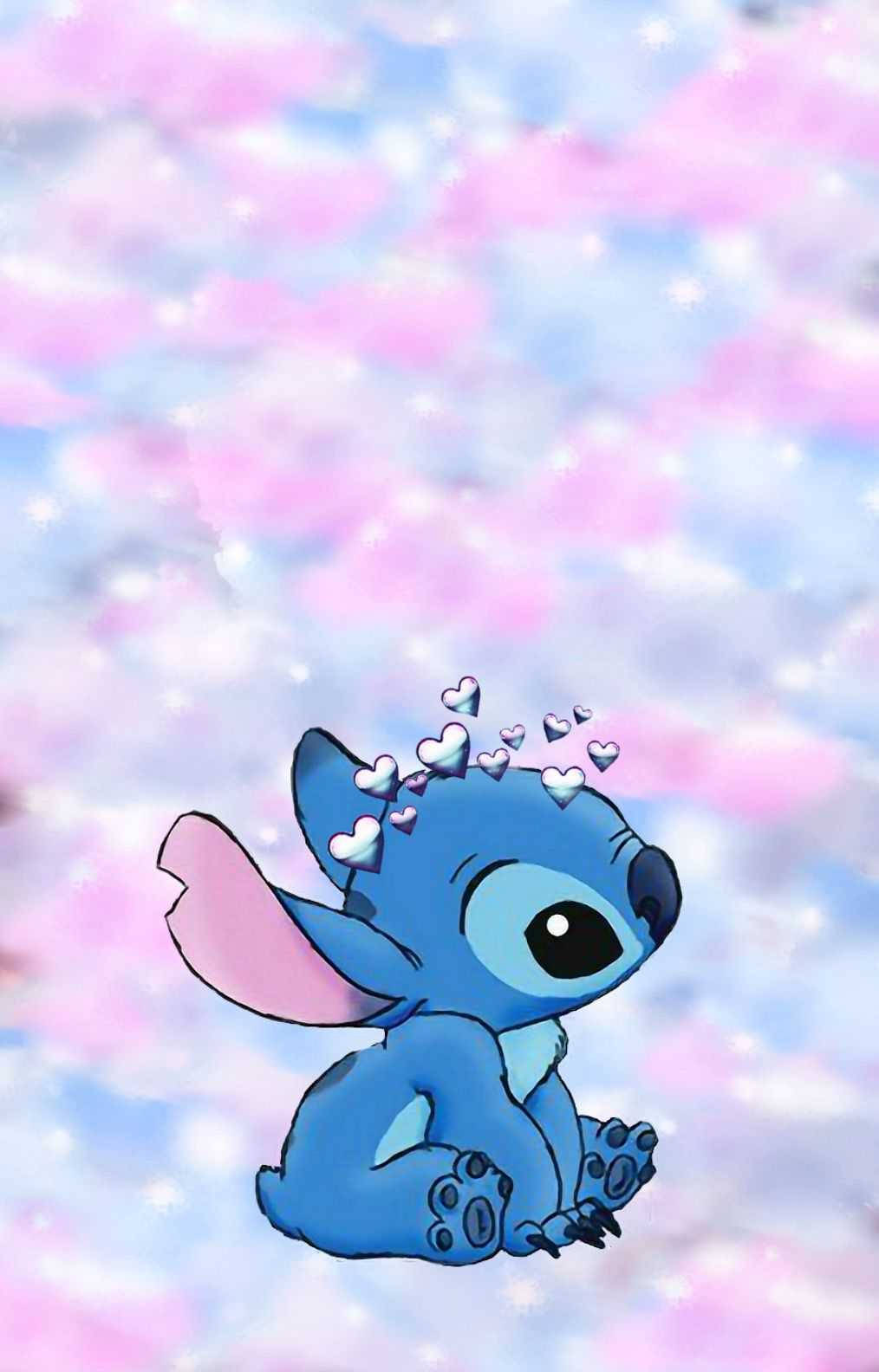 Pastellinen Lilo ja Stitch iPhone Taustakuvat