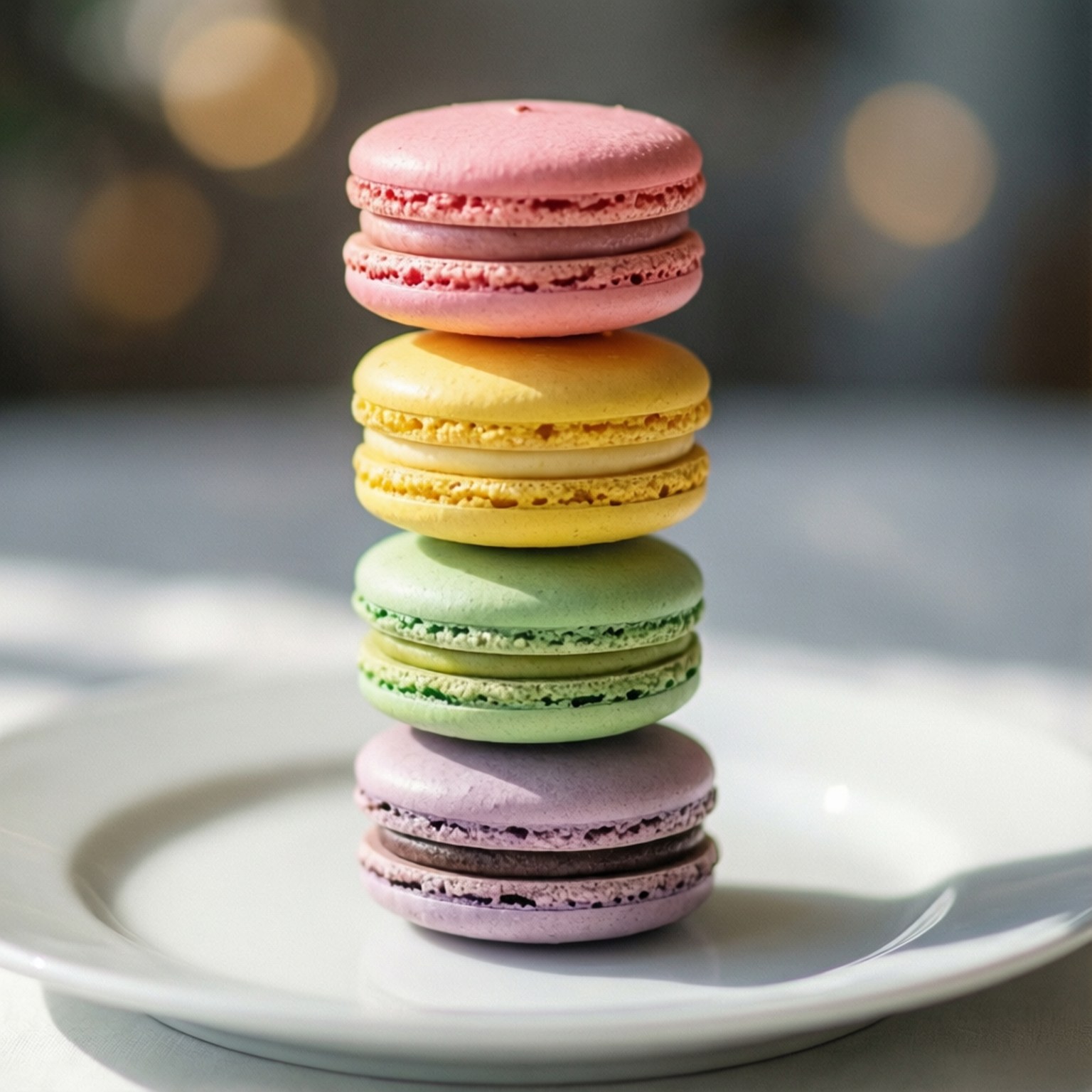 Pastellinen Macaron-torni Taustakuvat