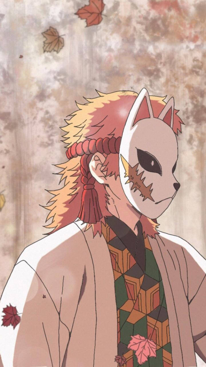 Pastellinen Sabito Demon Slayer -naamio Taustakuvat