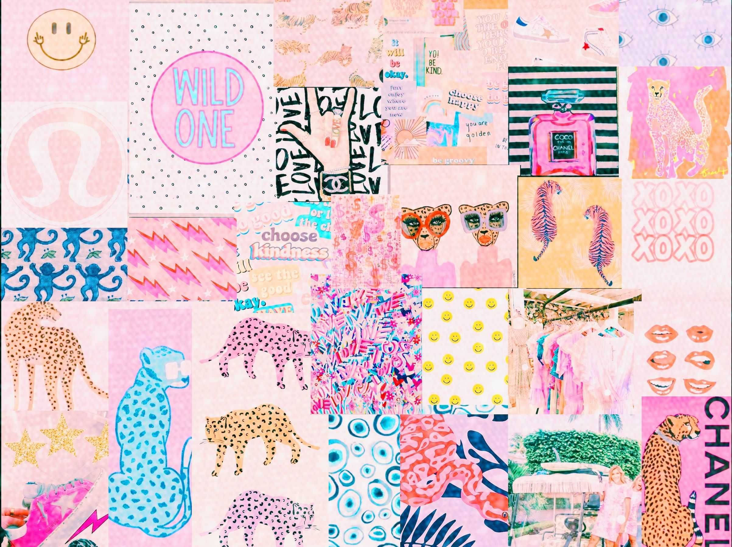 Pastellinpunainen Wild One Preppy PFP Taustakuvat