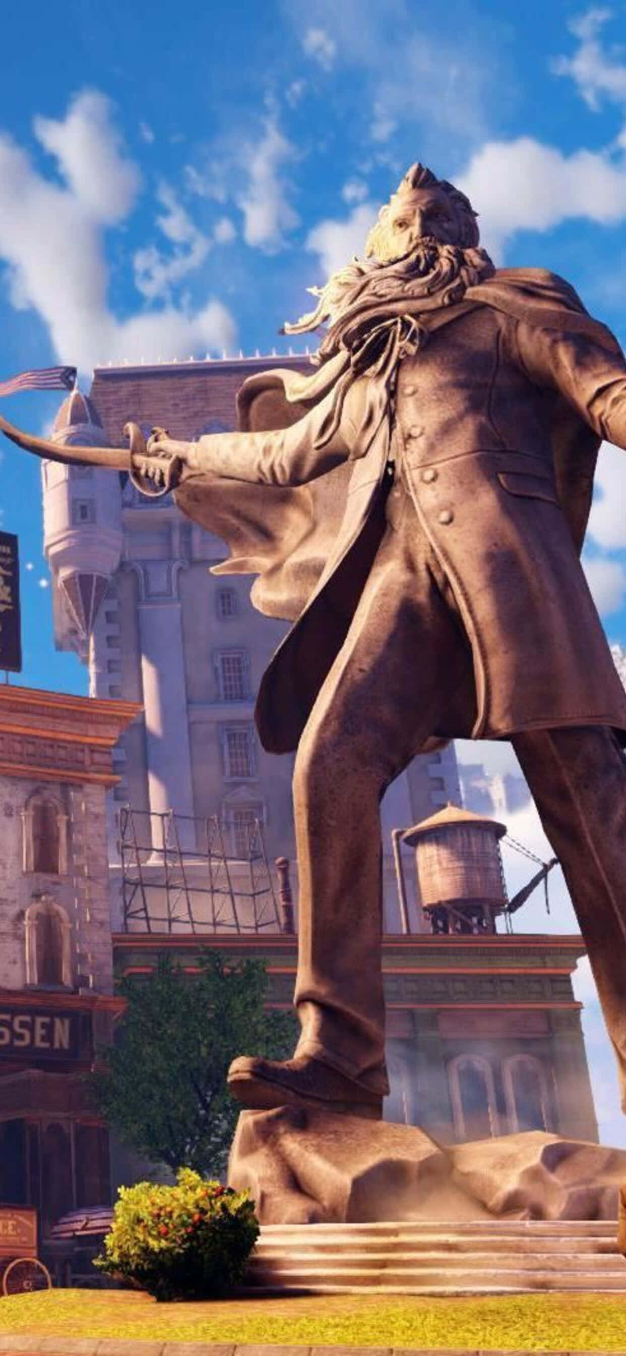 Patsas iPhone Xs Max Bioshock Infinite Tausta Taustakuvat