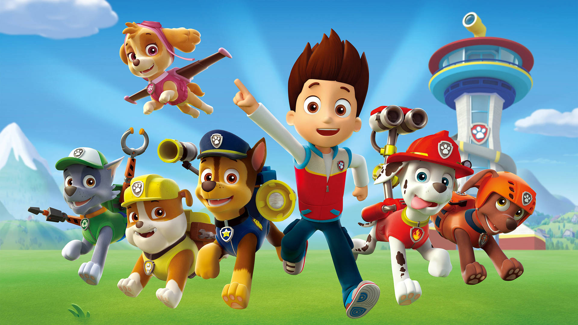 Paw Patrol The Movie - Tukikohtalähtö Taustakuvat