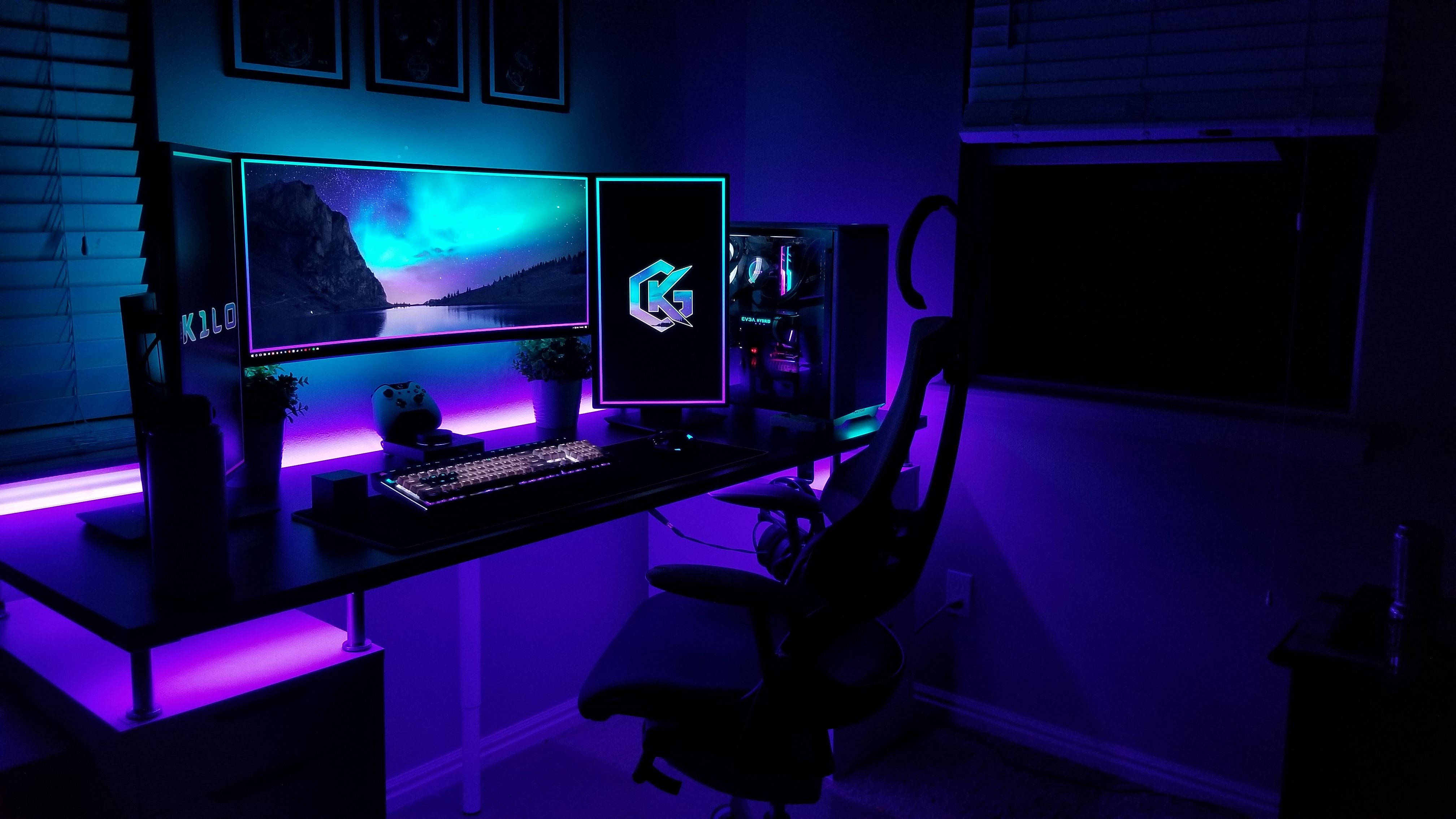 PC-peliasetelma RGB 4K Taustakuvat