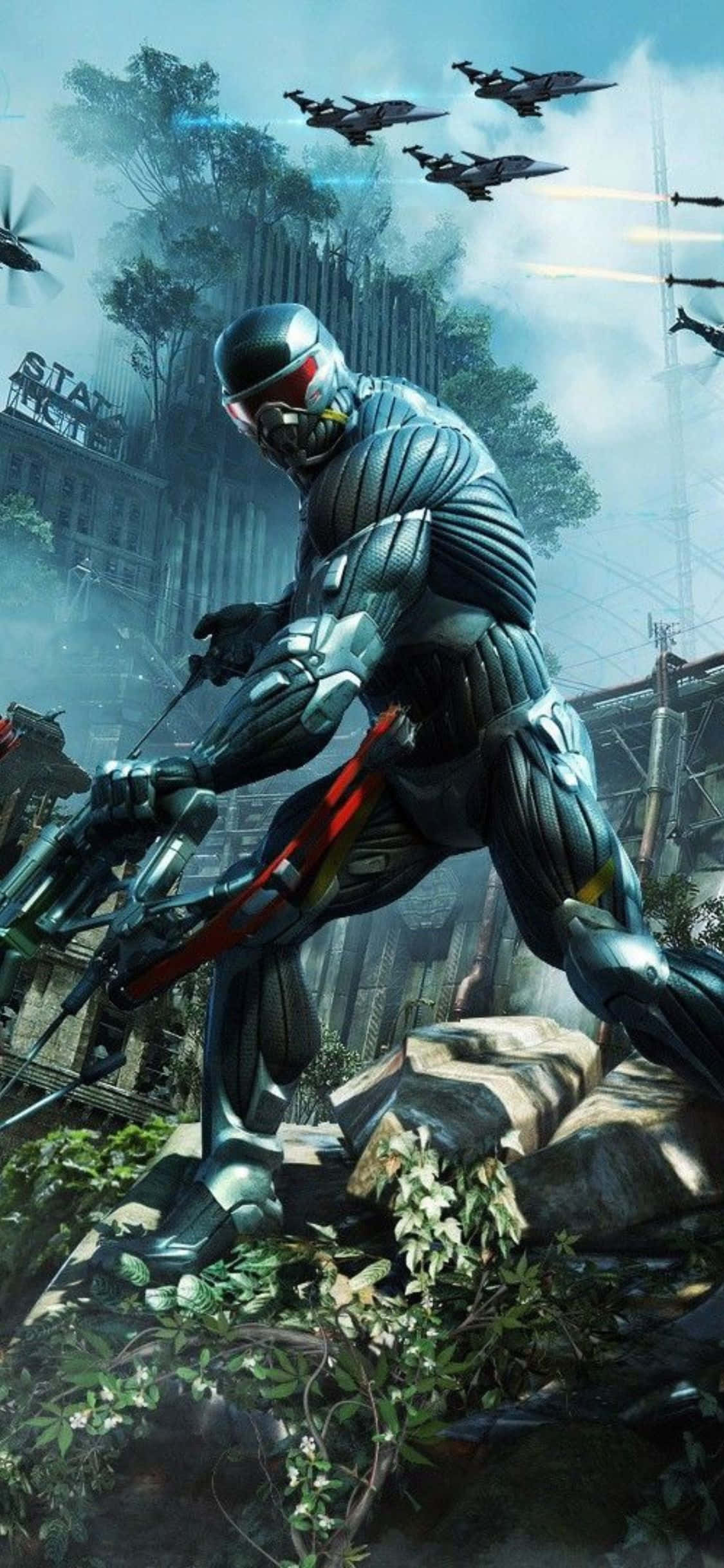 Pelaa Crysis 3:a uusimmalla iPhone X:llä Taustakuvat
