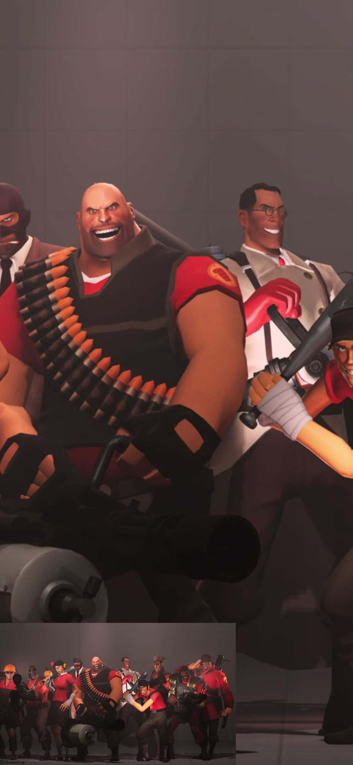 Pelaa Team Fortress 2:ta iPhone XS:lläsi Taustakuvat