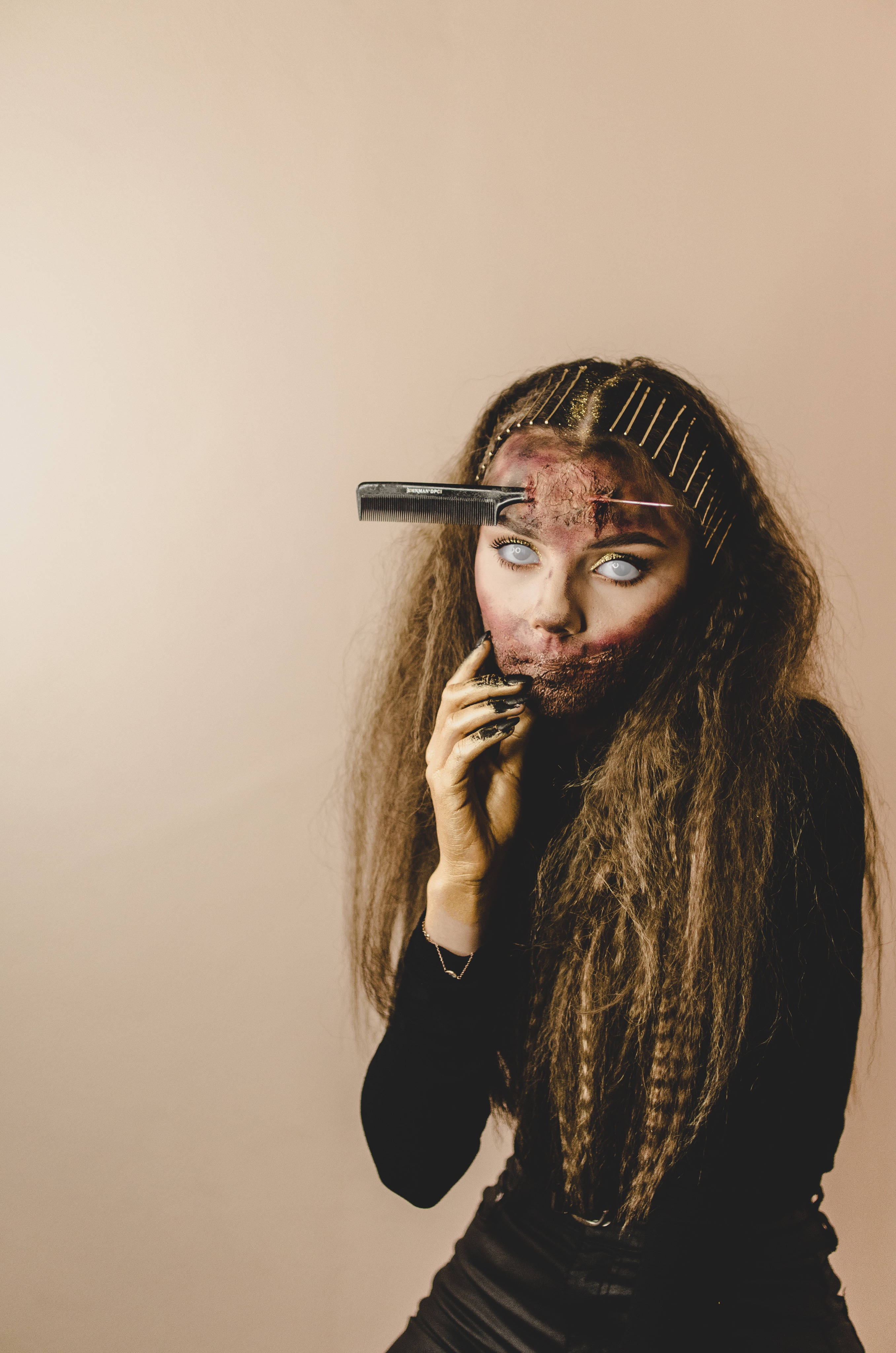 Pelottava Halloween-kampaaja Taustakuvat
