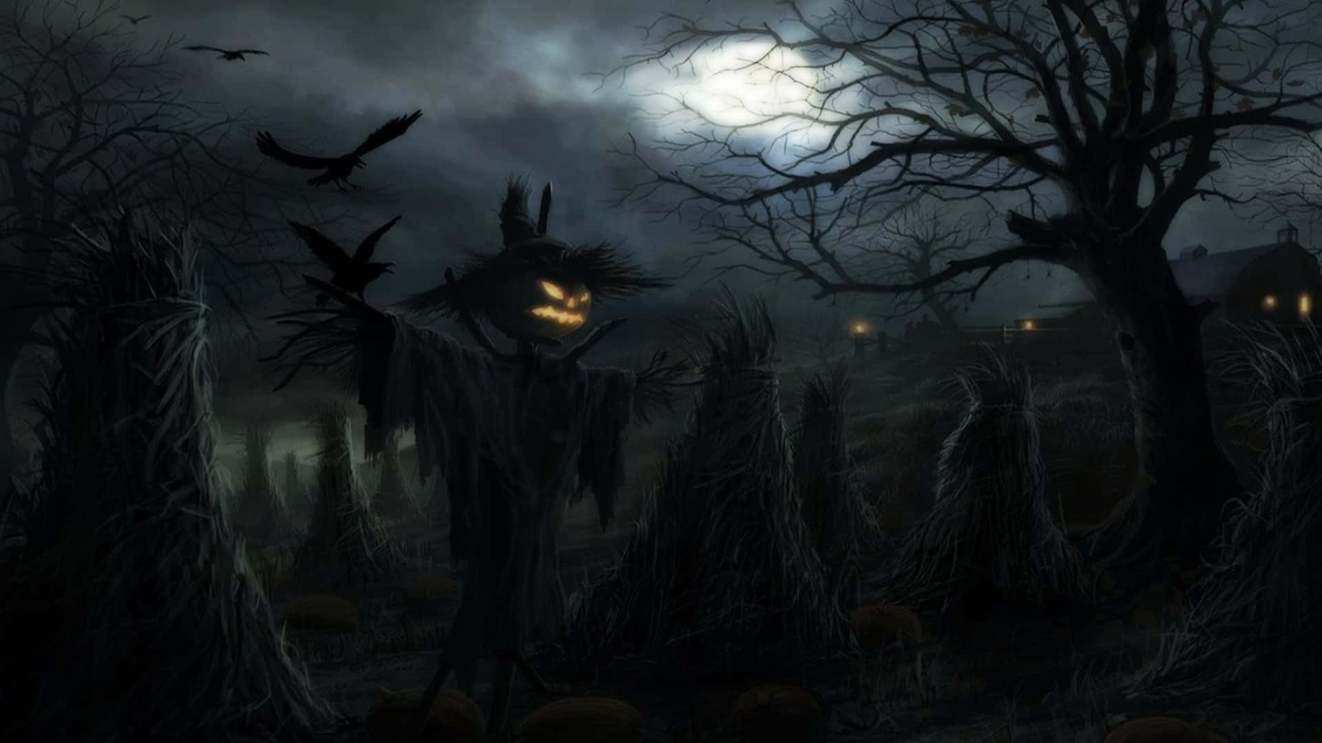 Pelottava Halloween-taustakuva Taustakuvat
