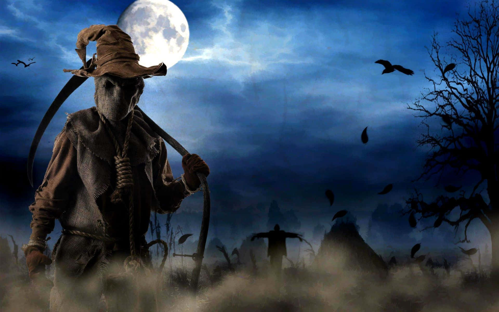 Pelottava Halloween-taustakuva Taustakuvat