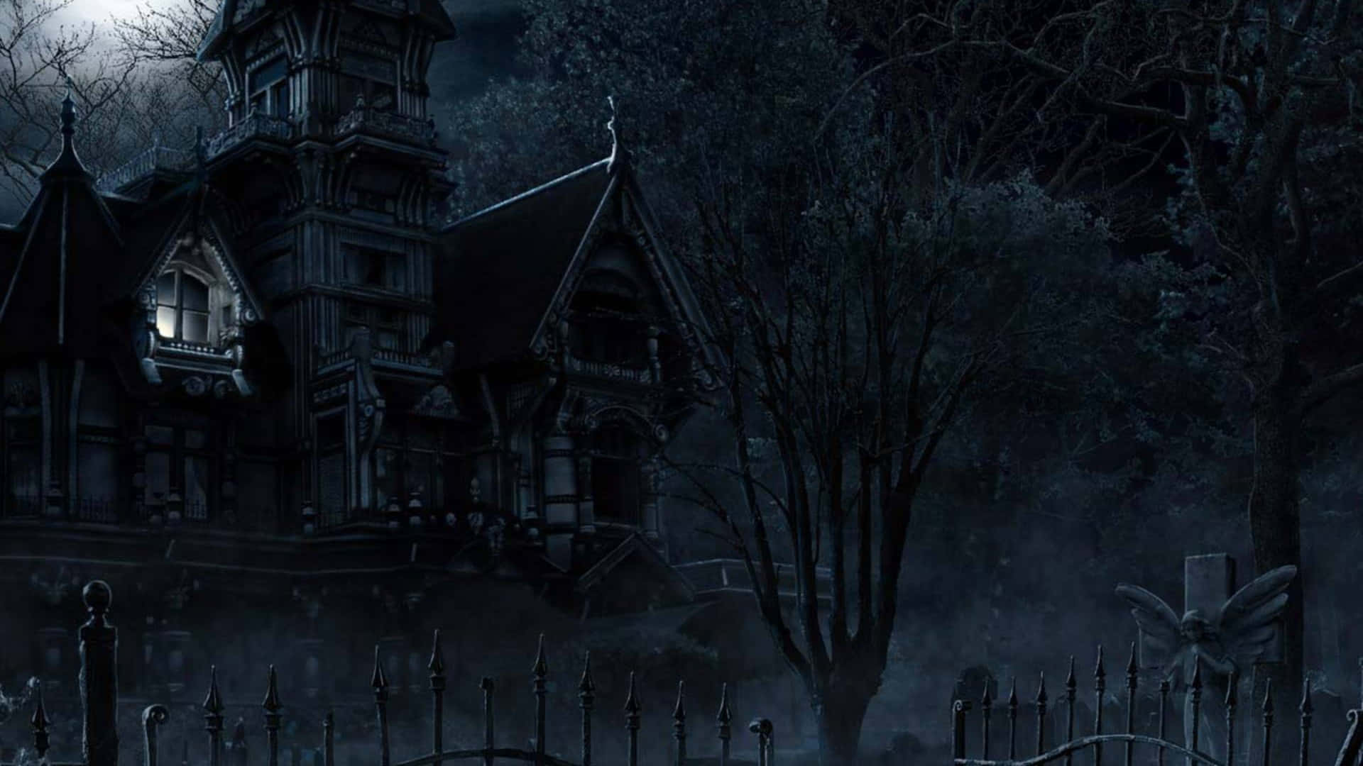 Pelottava Halloween-taustakuva Taustakuvat