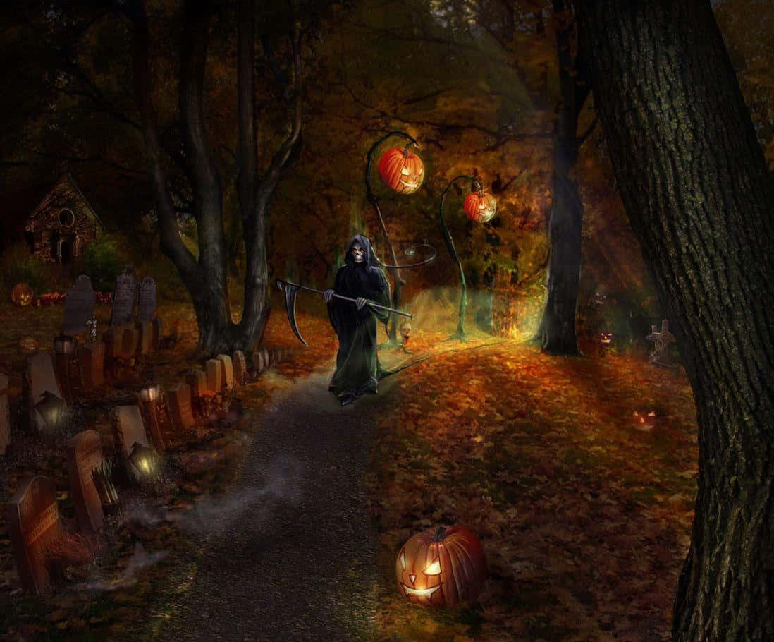 Pelottavia Halloween-kuvia Taustakuvat