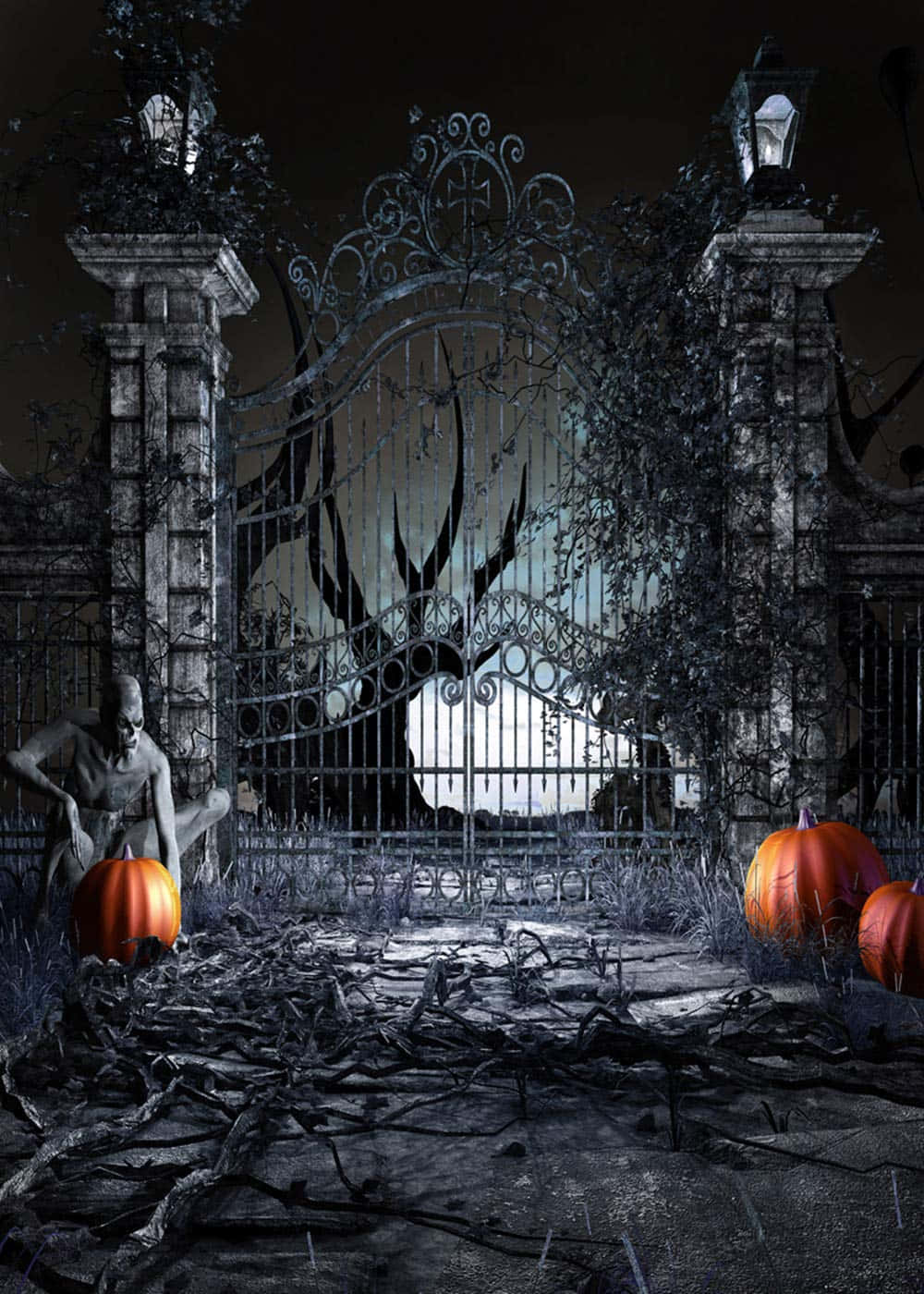 Pelottavia Halloween-kuvia Taustakuvat