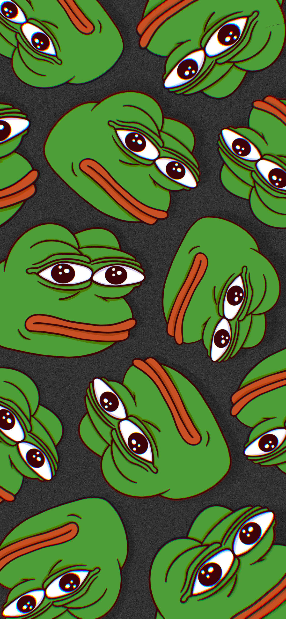Pepe Sammakko Vihreä Kuvio Taustakuvat