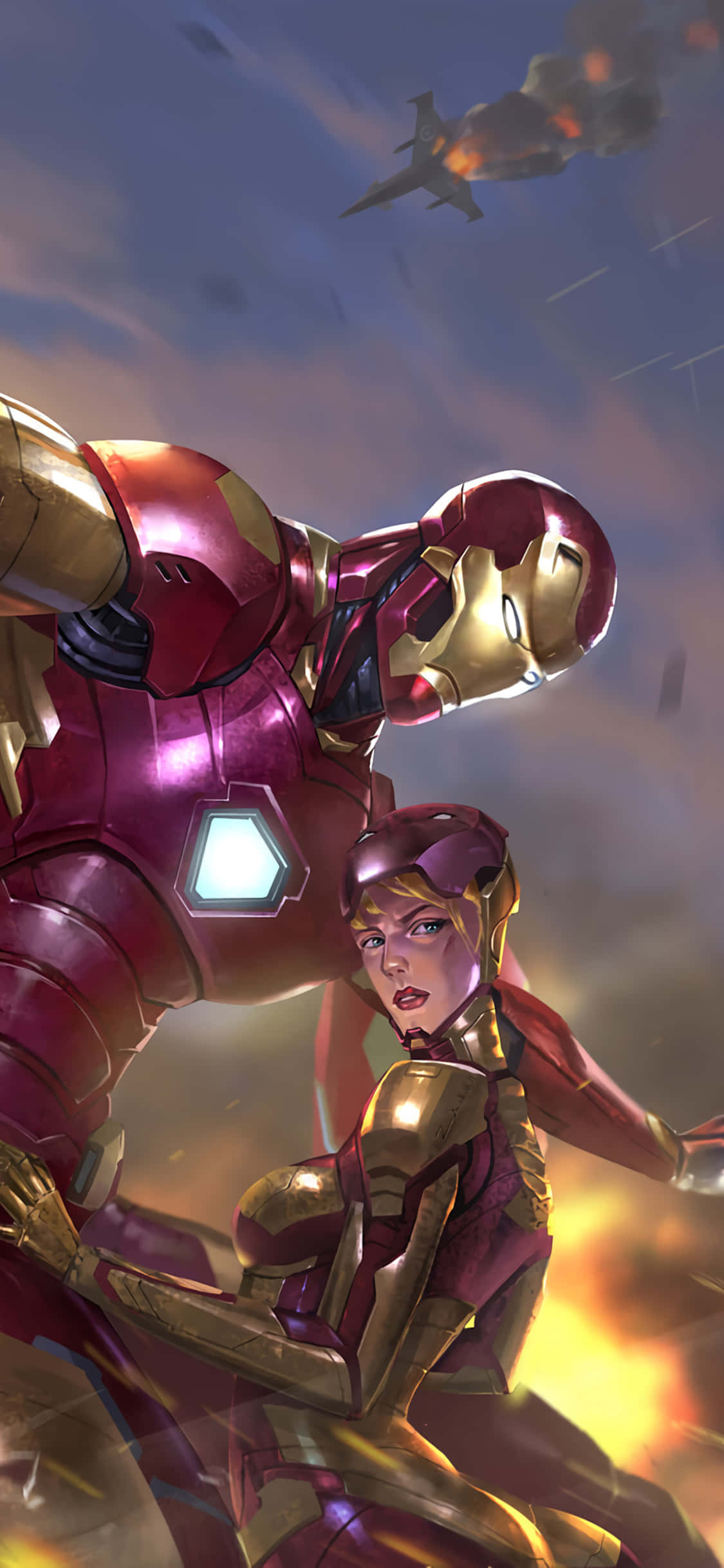 Pepper Potts seisoo rohkeasti Taustakuvat