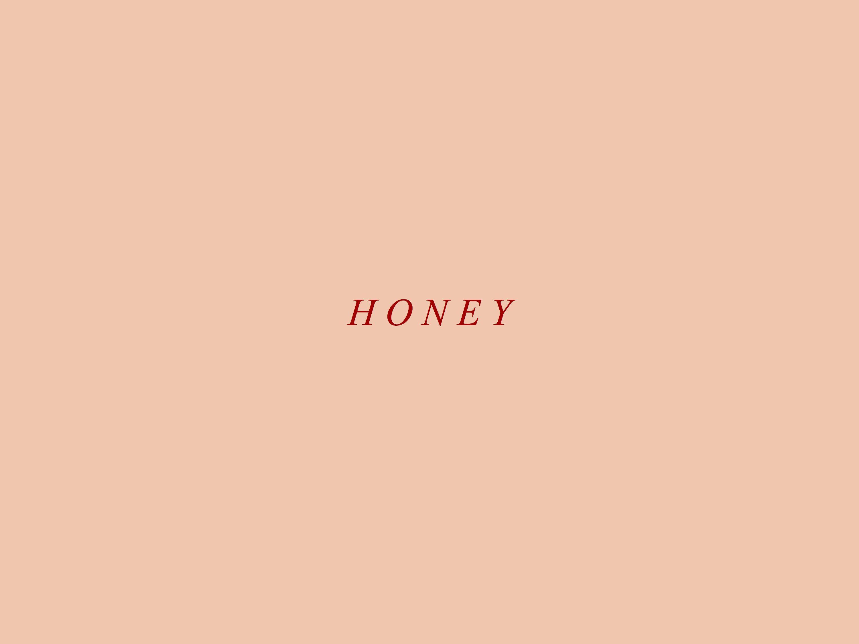 Persikanvärinen Honey-estetiikka Taustakuvat