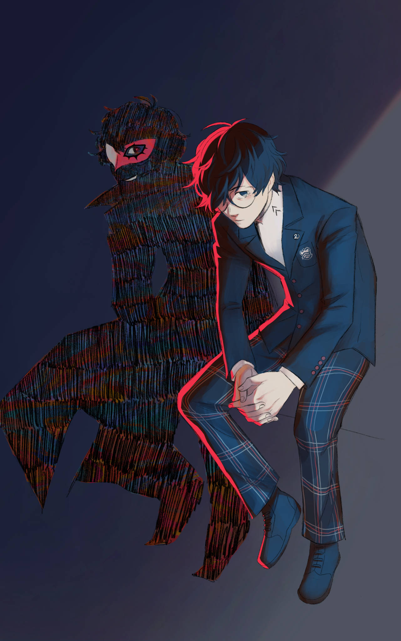 Persona 5 Royal Joker Pimeys Taustakuvat