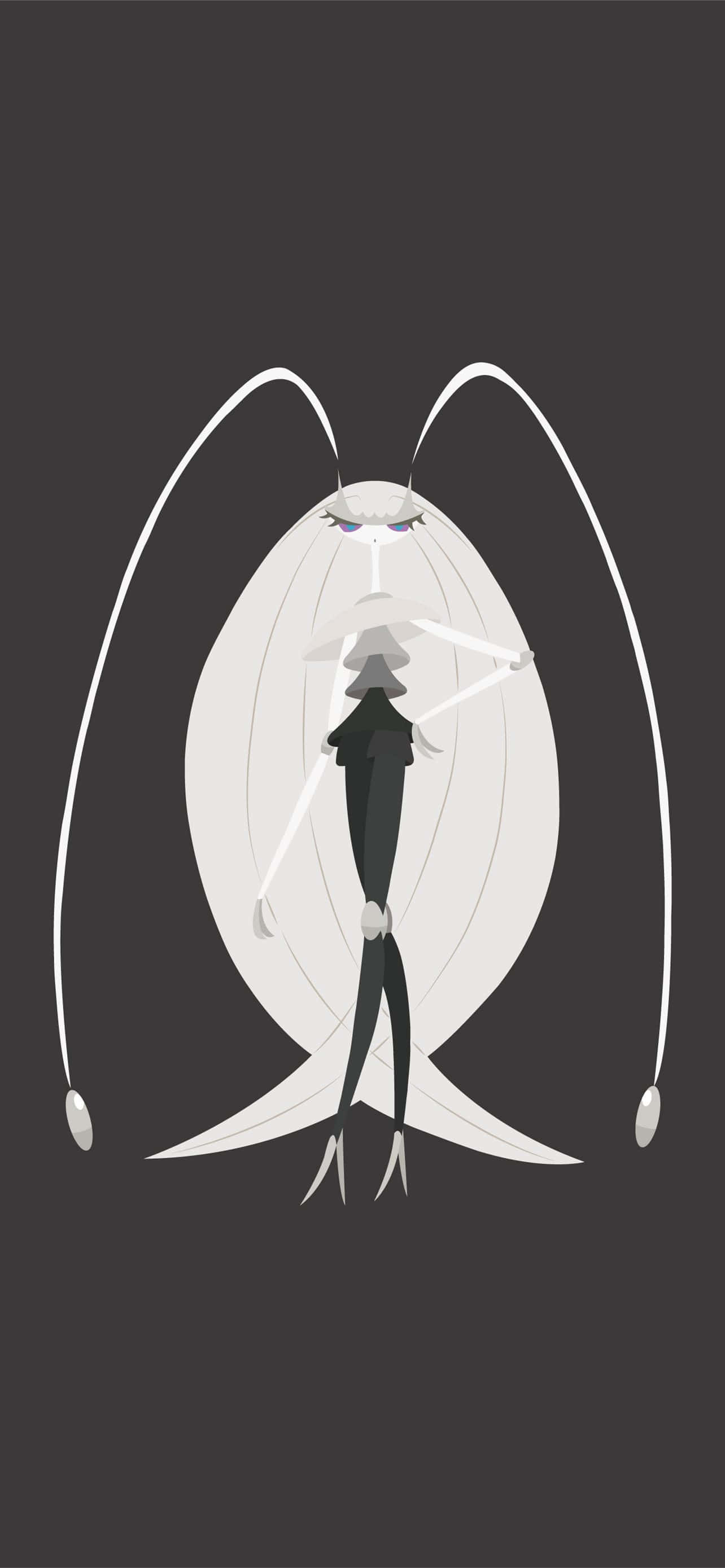 Pheromosa tummanharmaalla taustalla Taustakuvat