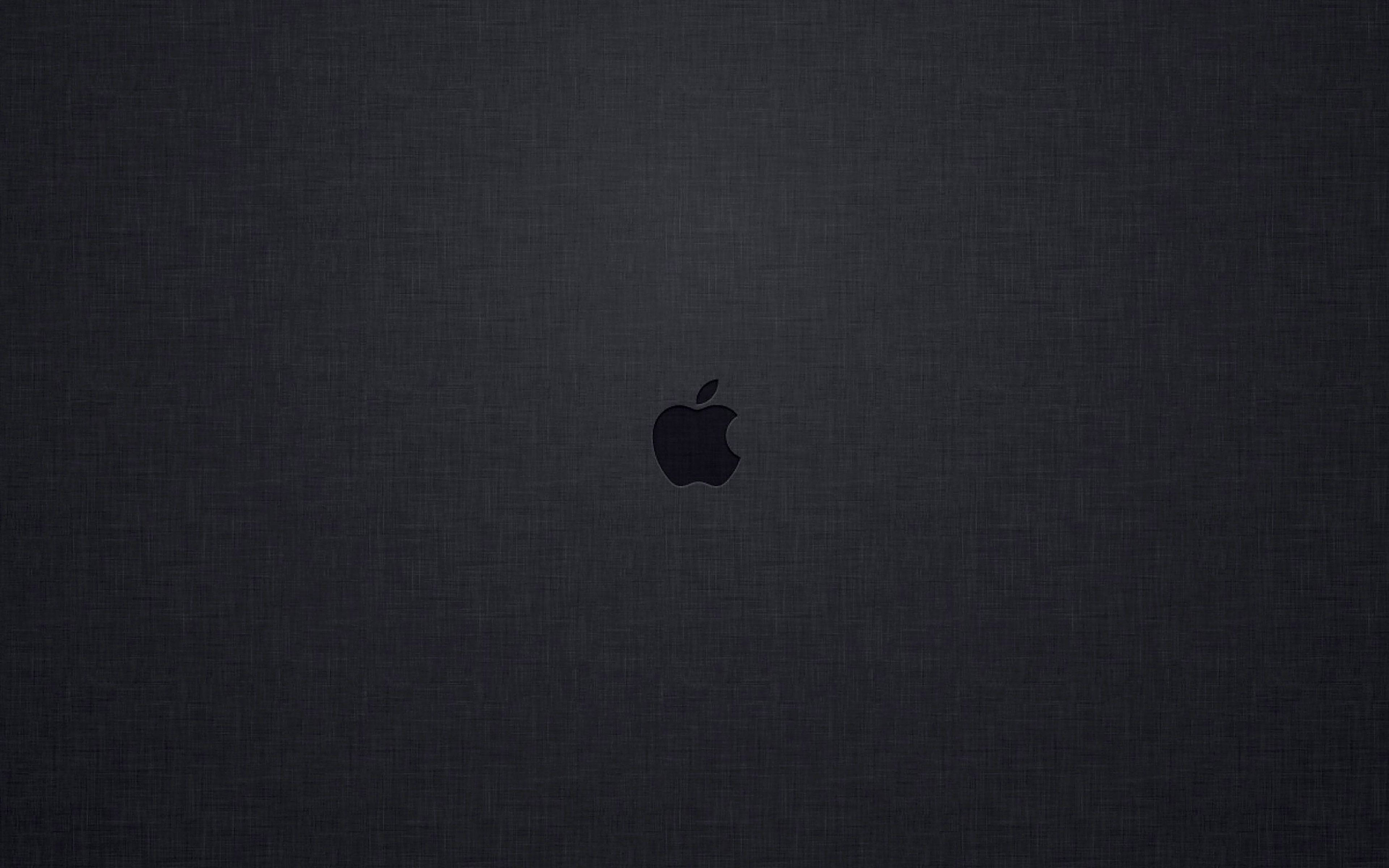Pieni musta Applen logo Mac Taustakuvat