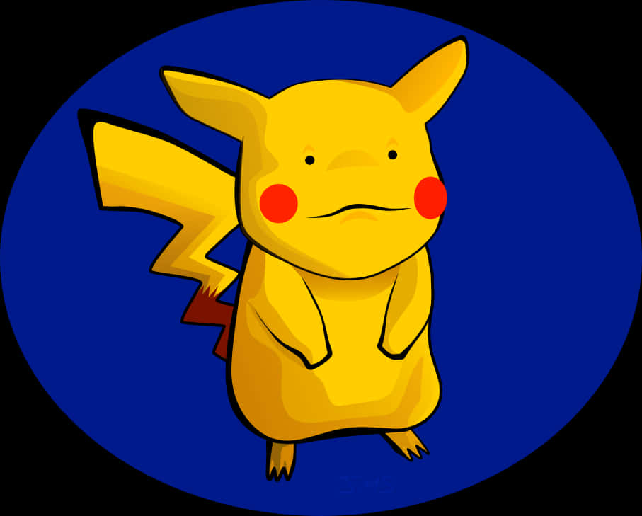 Pikachu_ sininen_ tausta_ vektorigrafiikka Taustakuvat