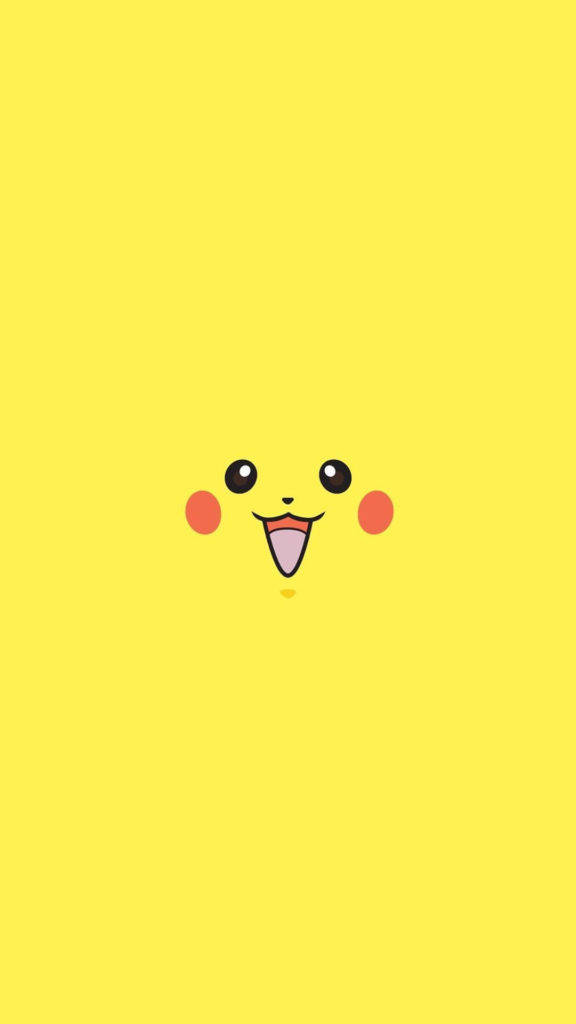 Pikachun naama iPhone 6 Taustakuvat