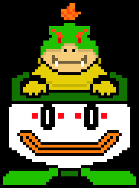 Pikselöity Bowser-taite Taustakuvat