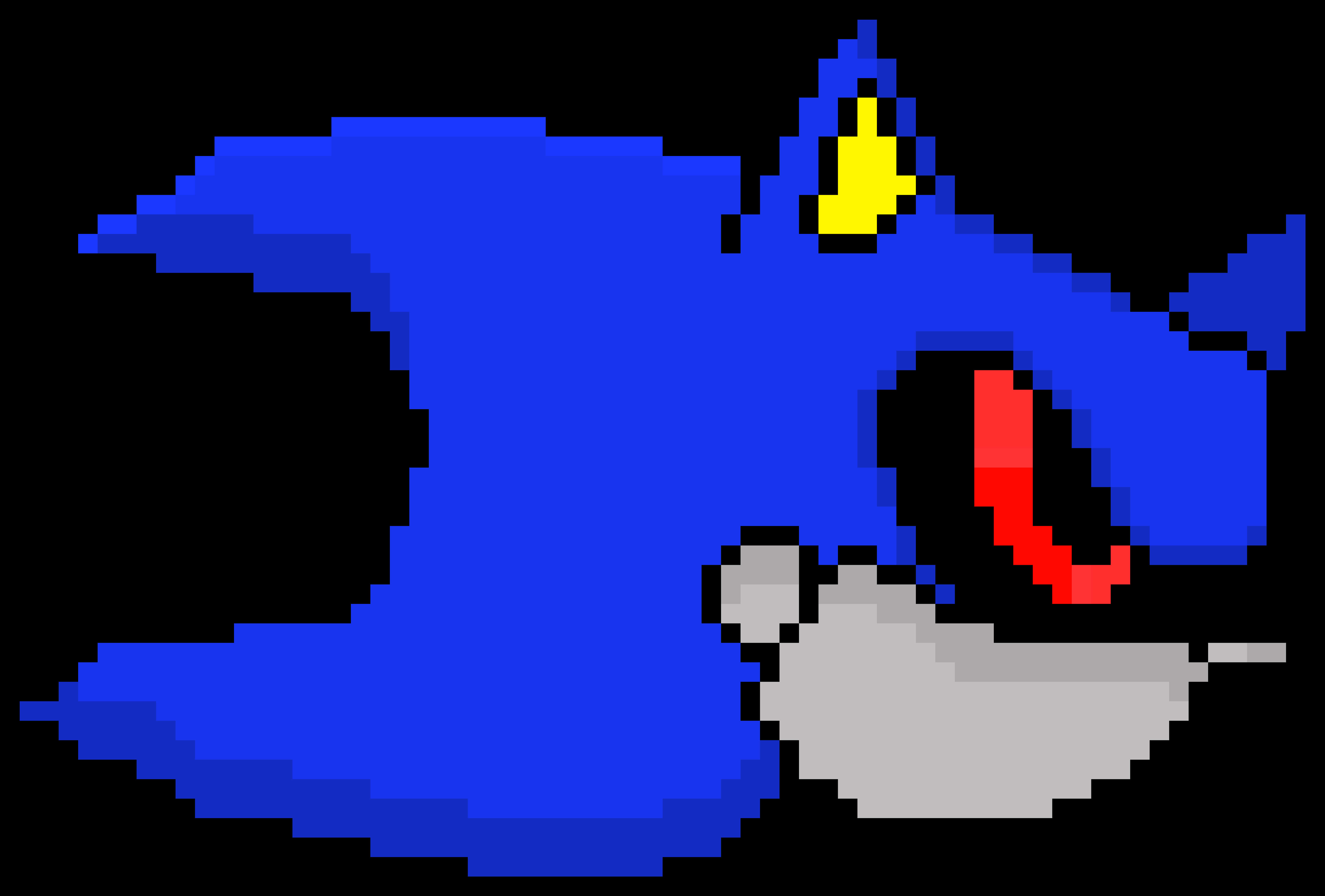 Pikselöity Sonic The Hedgehog Taustakuvat