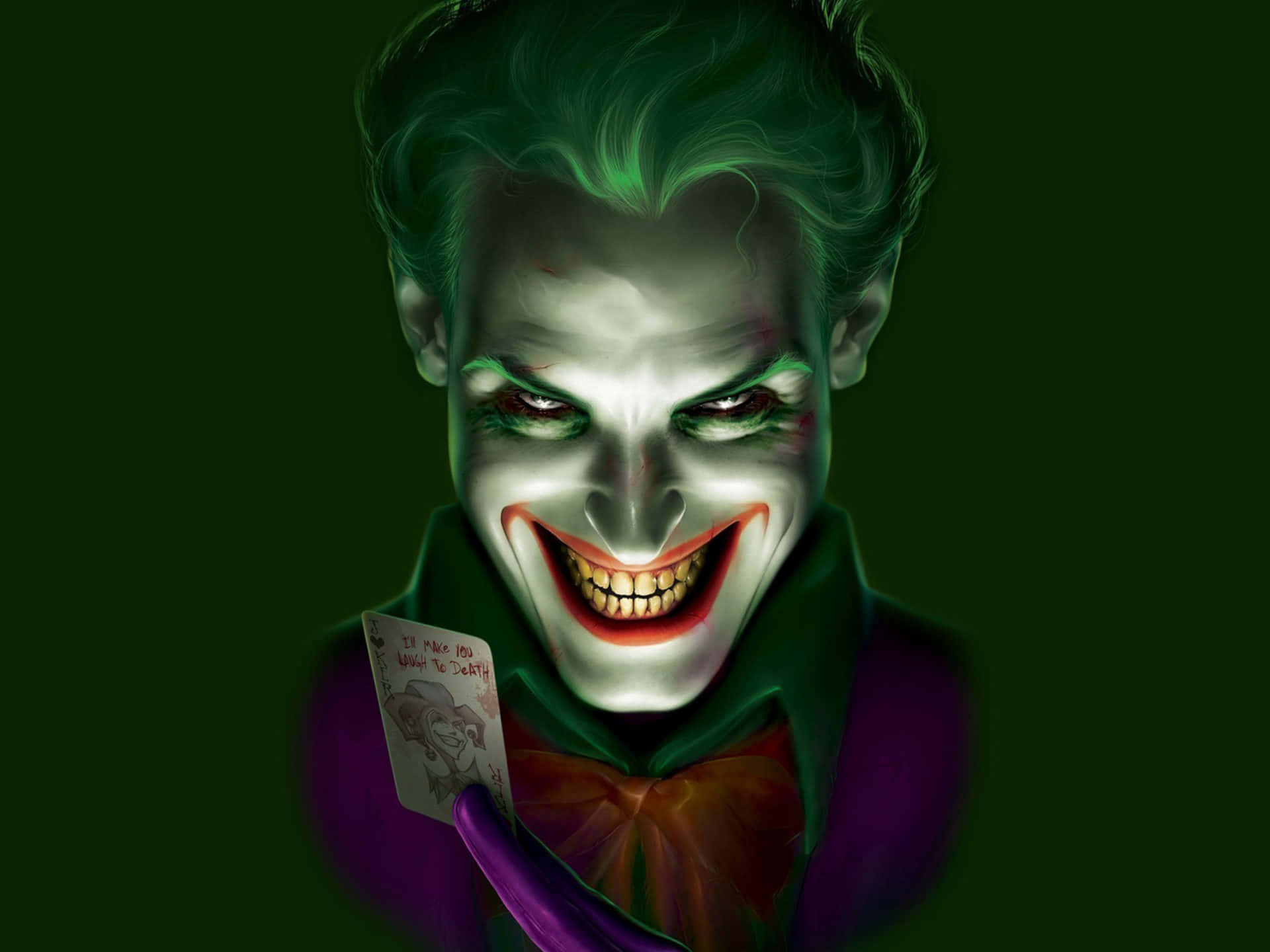 Pimeä Harlekiini: Jokerin Muotokuva Taustakuvat
